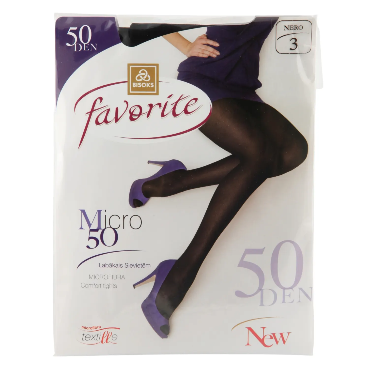 Siev. zeķb. Favorite 50 d 42141 nero 3