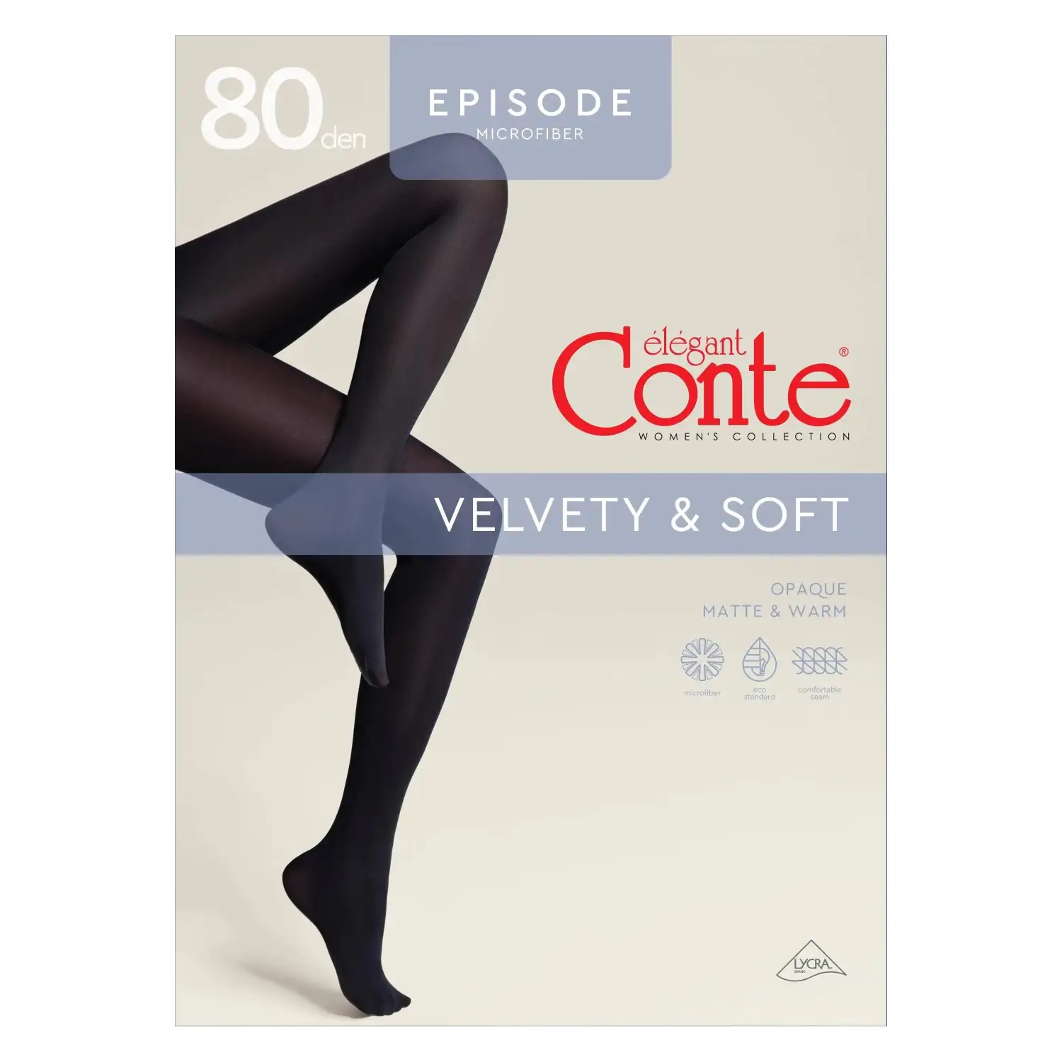 Zeķubikses Conte Episode 80 nero 4