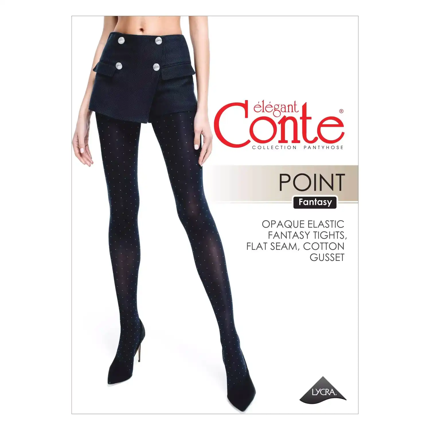 Zeķubikses Conte Fantasy Point Nero 3