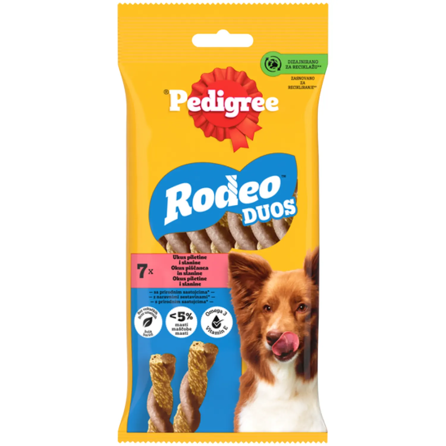 Suņu gard. Pedigree vistas un bekona123g