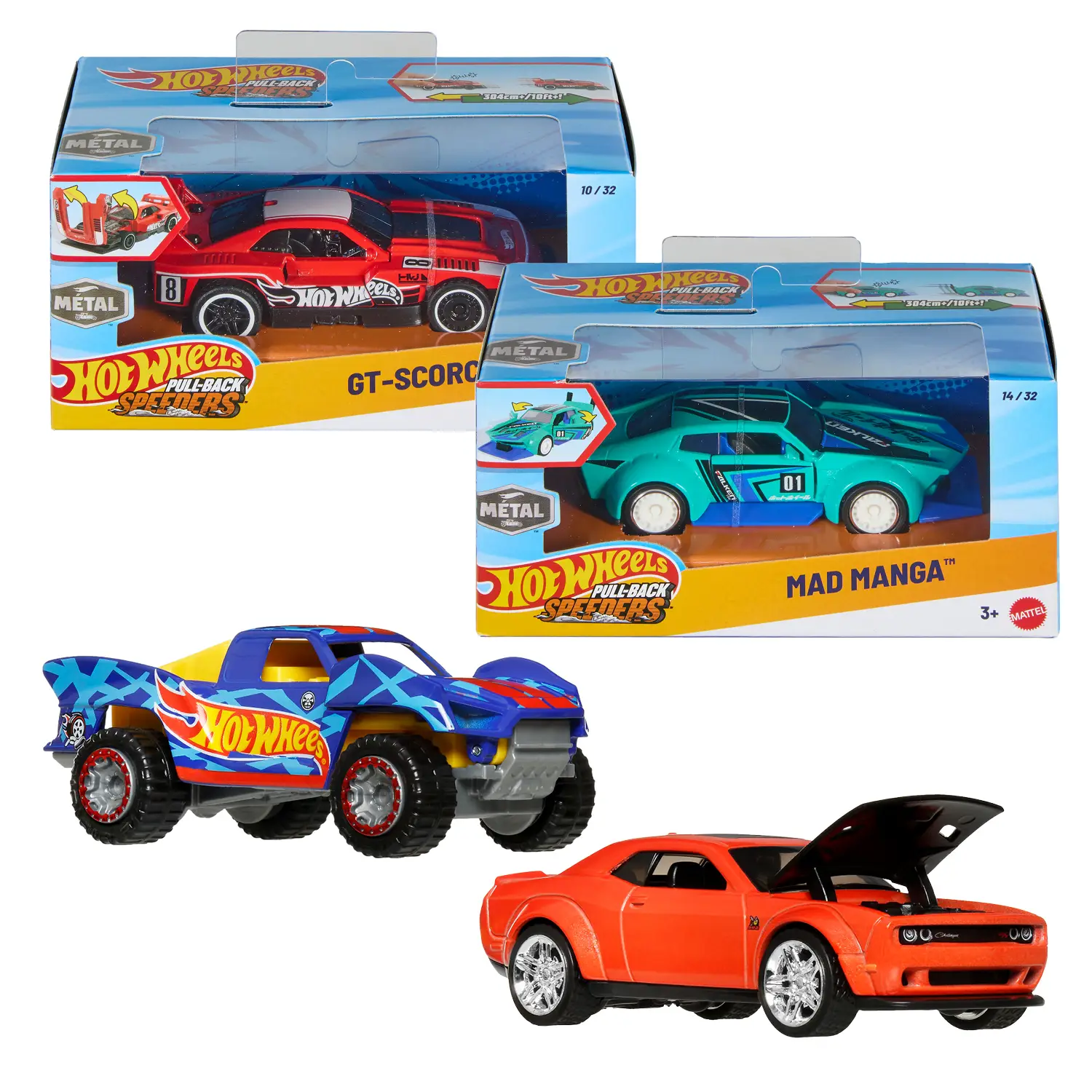 Rotaļlieta Hot Wheels atvelkamā