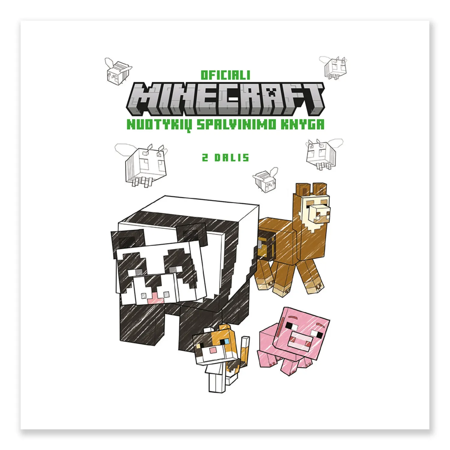 Knyga OFIC. MINECRAFT NUOTYK. SPALV. KNYGA 2D