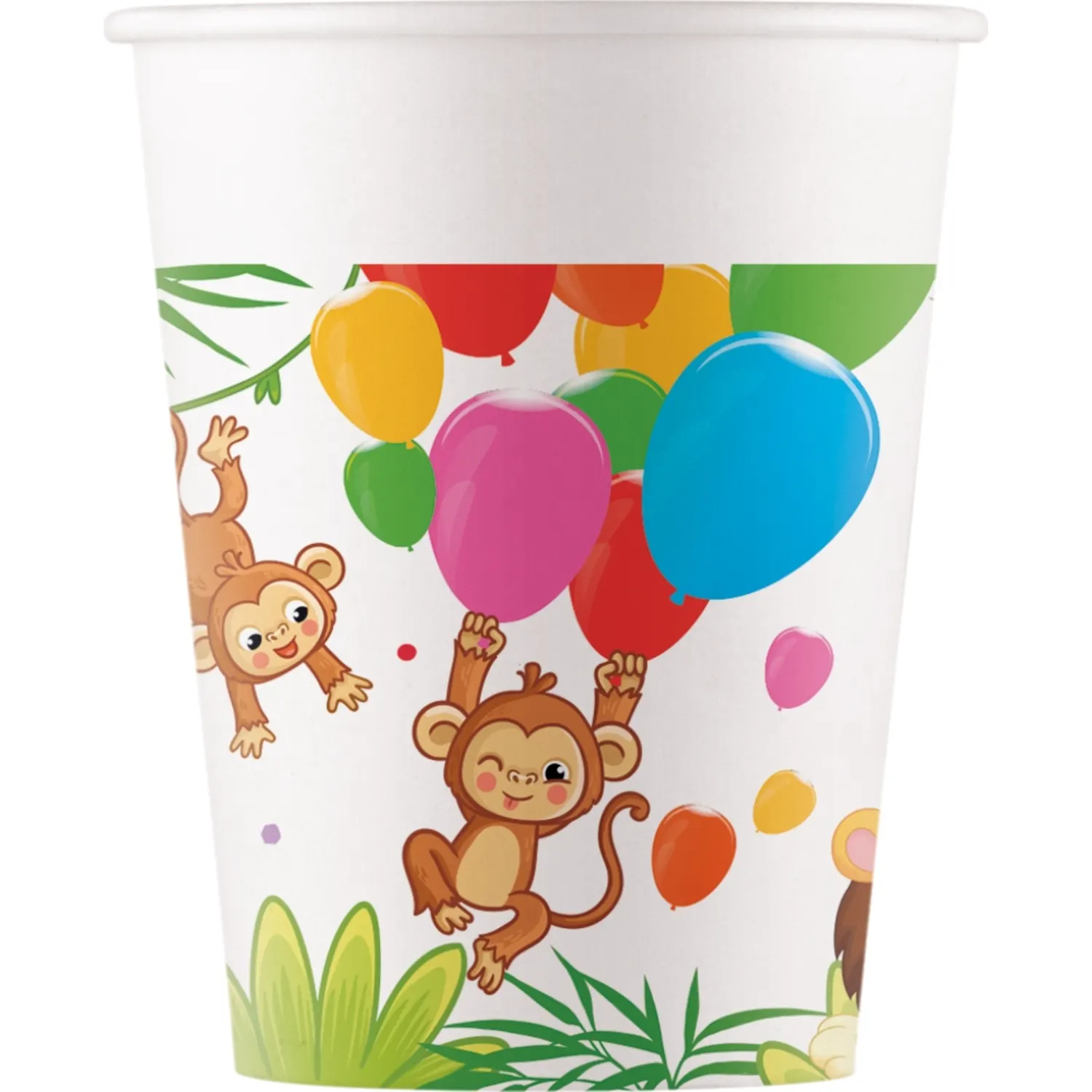 FSC papīra krūzes "Jungle" 200 ml 8gab