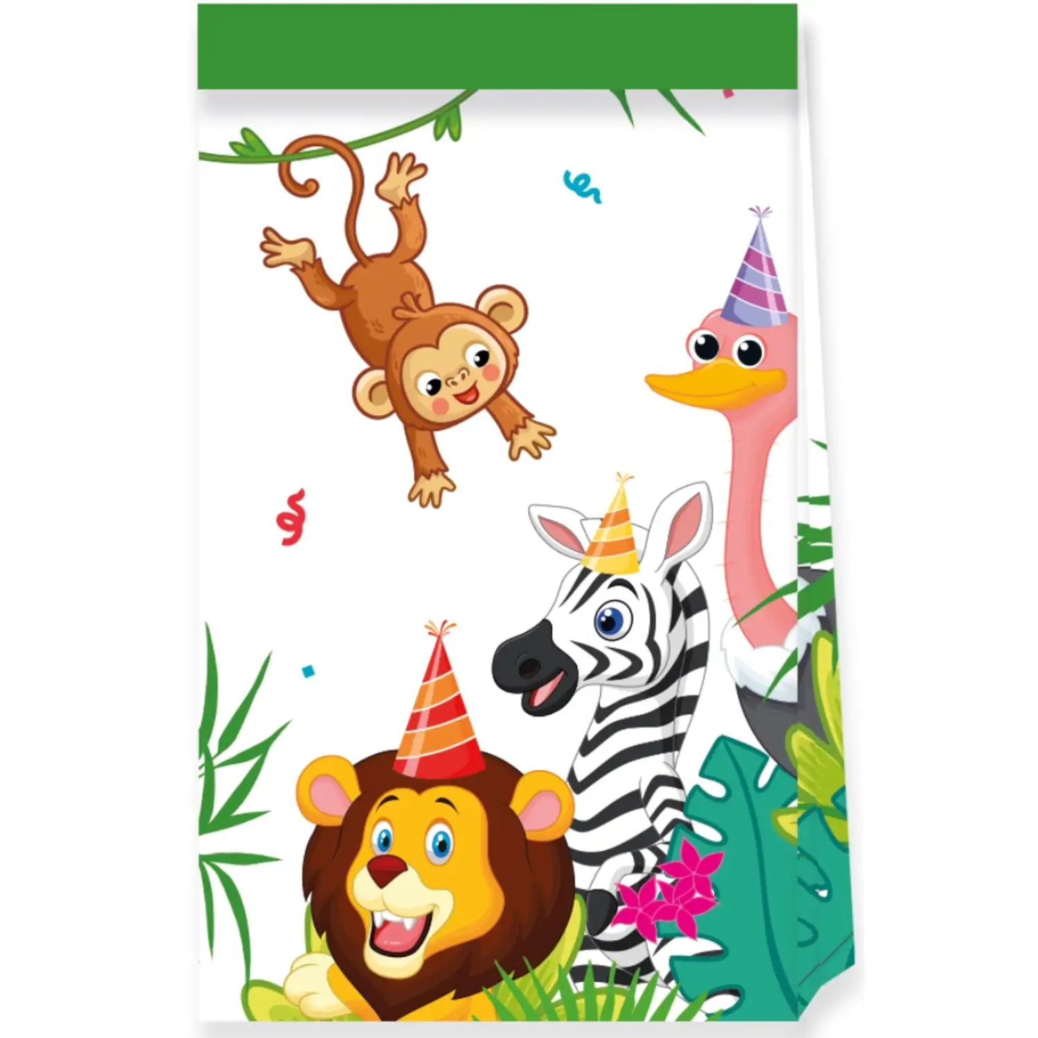 FSC papīra maisiņi "Jungle" 4gab