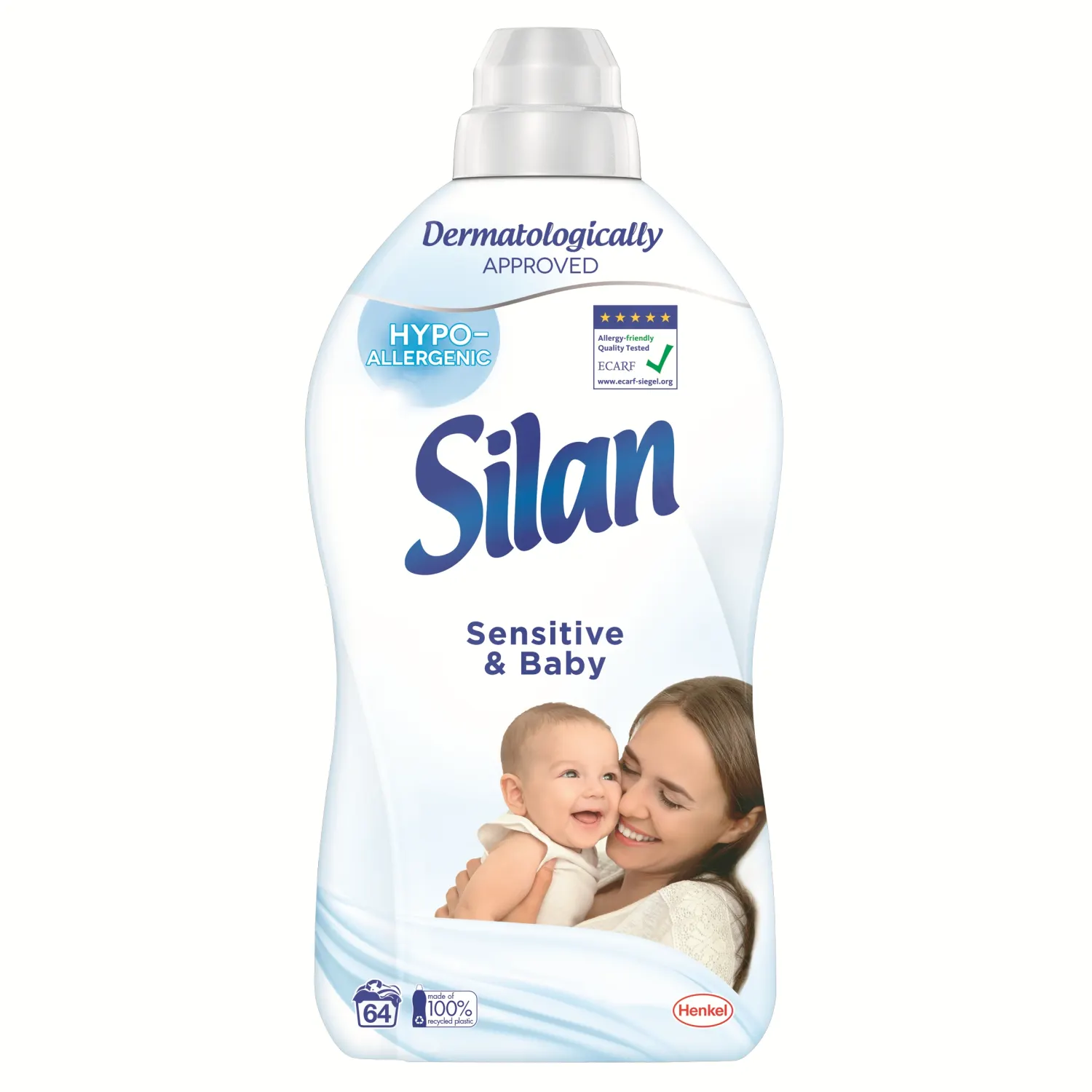 Pesuloputusv. Silan sensitive 64pk 1,408l