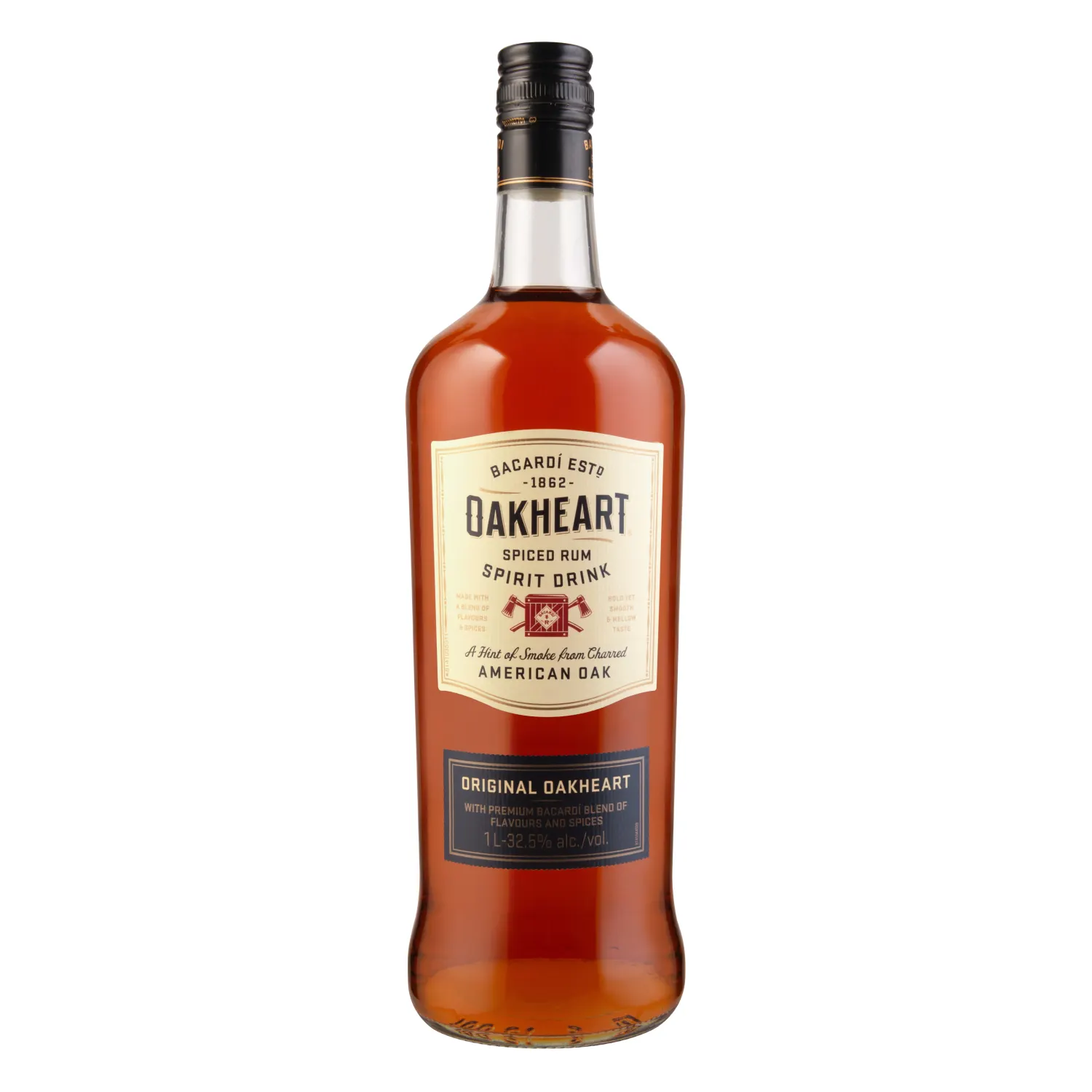 Alk. dzēr. Oakheart Original Spiced 32,5% 1l