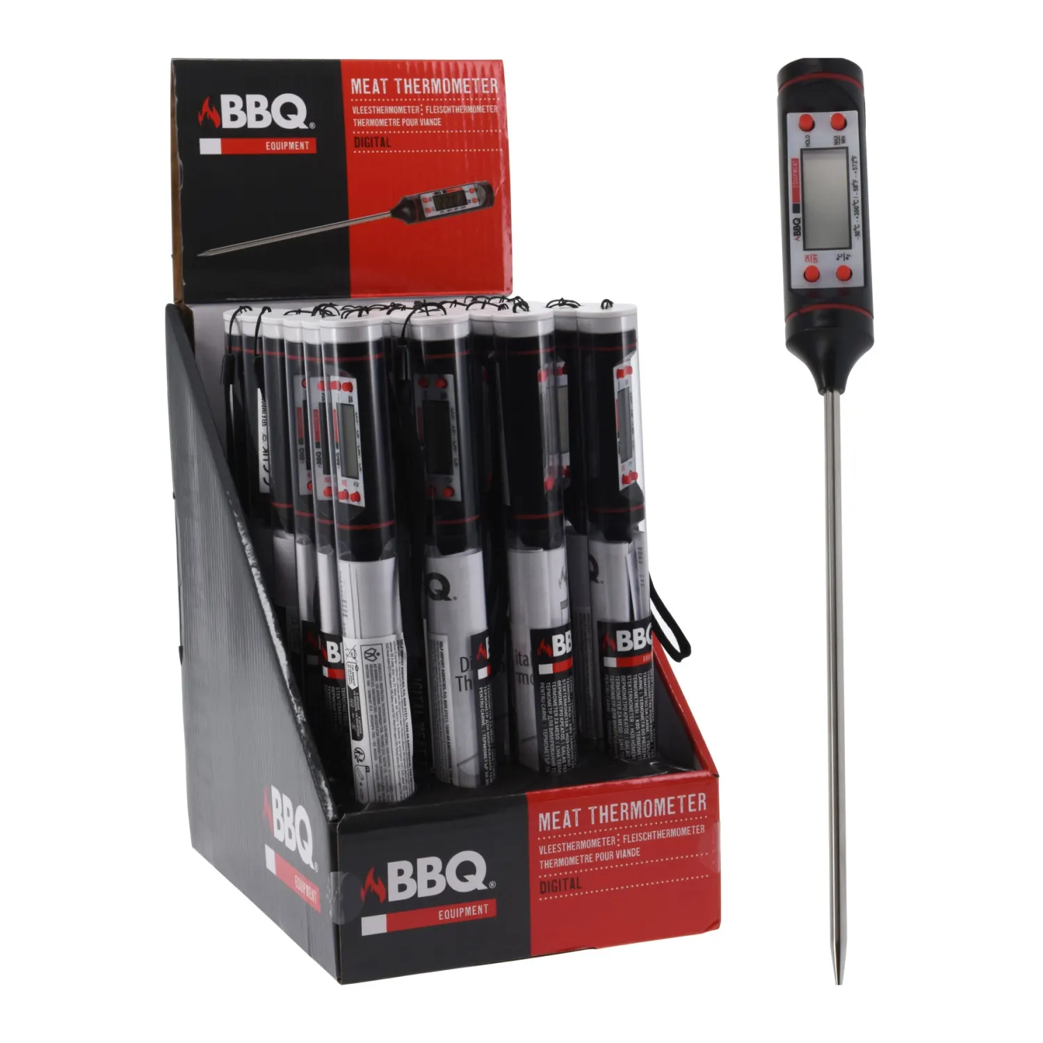 Lihatermomeeter BBQ 24cm GR26