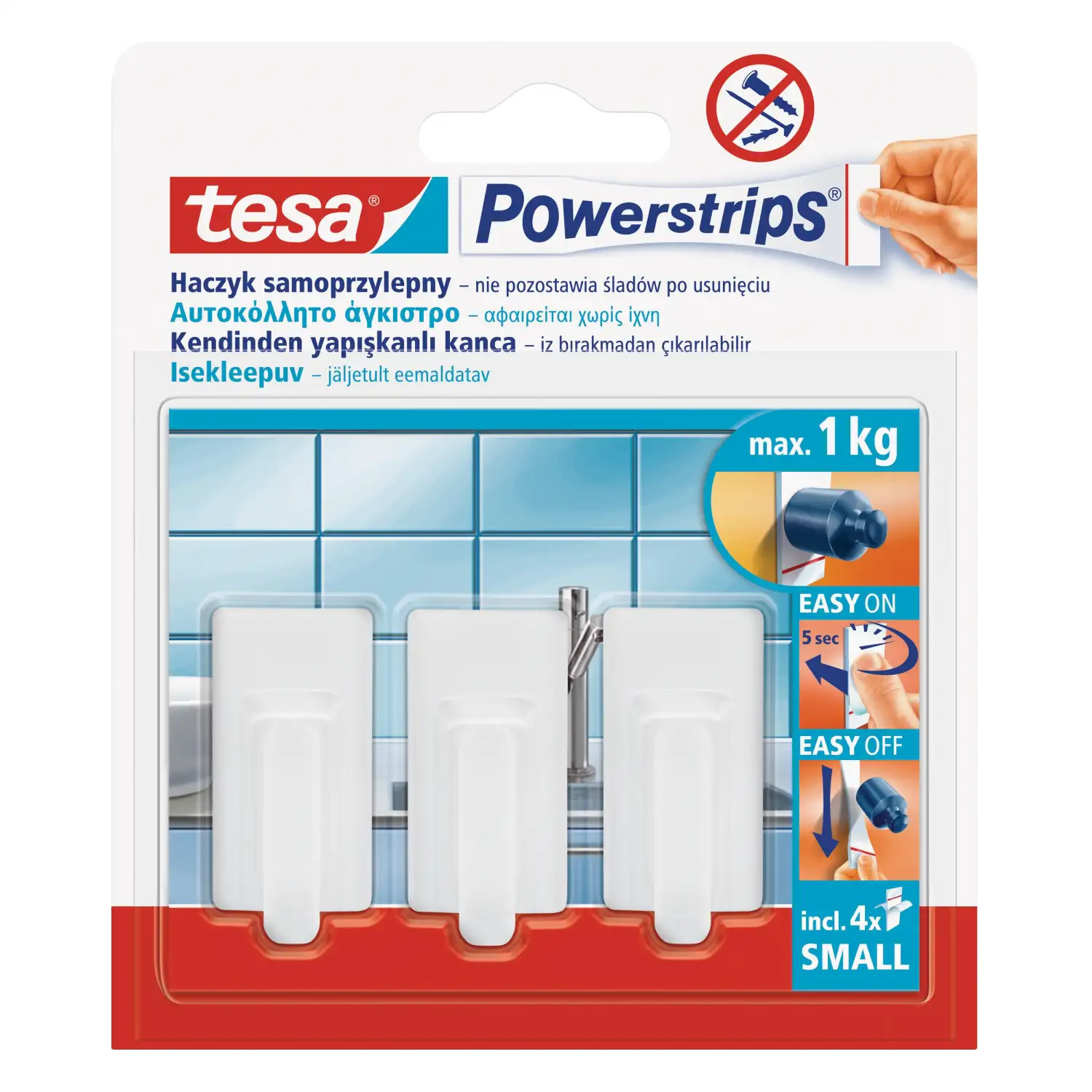 Nagid Tesa Powerstrips 57530 3x1kg