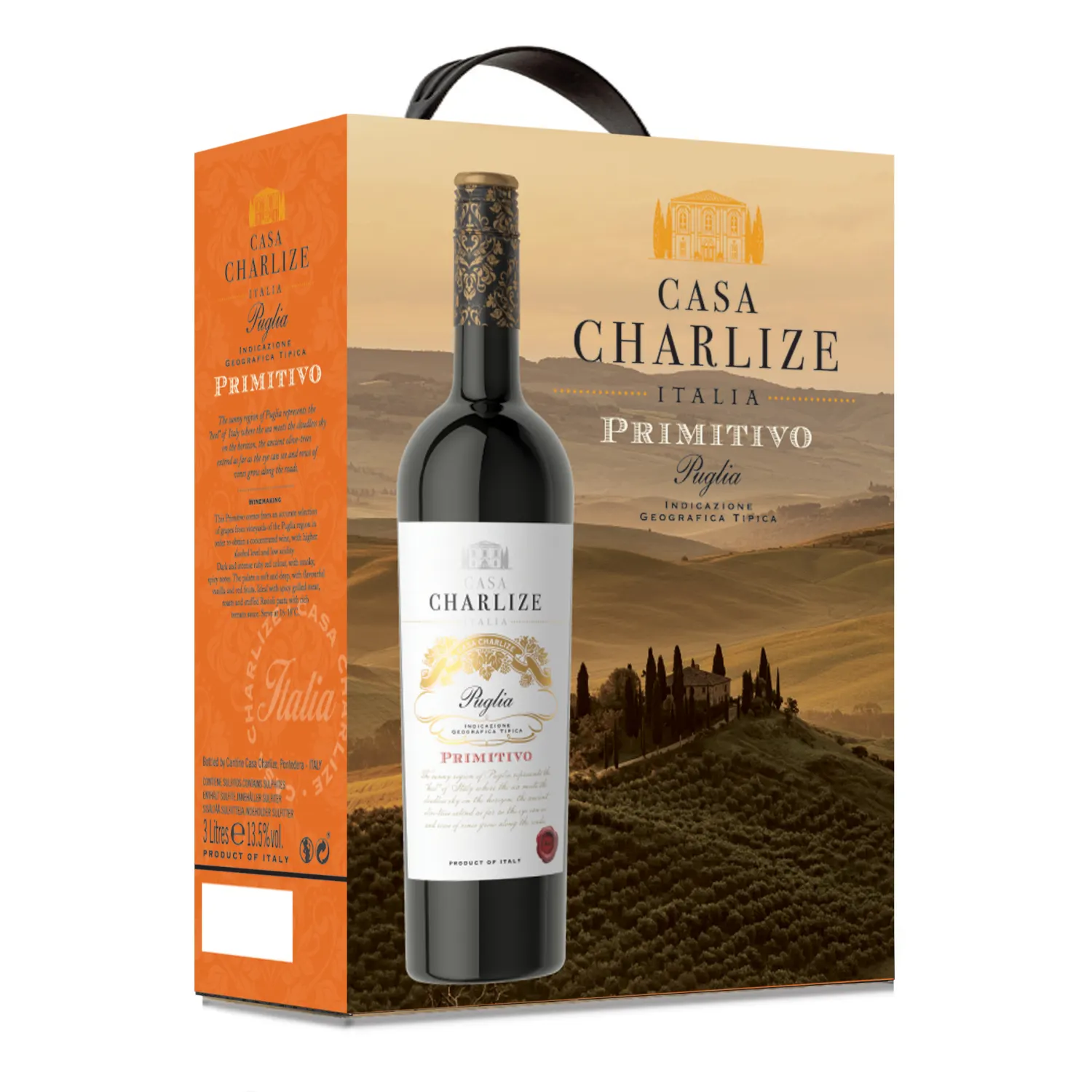 S.v. Casa Charlize Primitivo 13,5% 3l