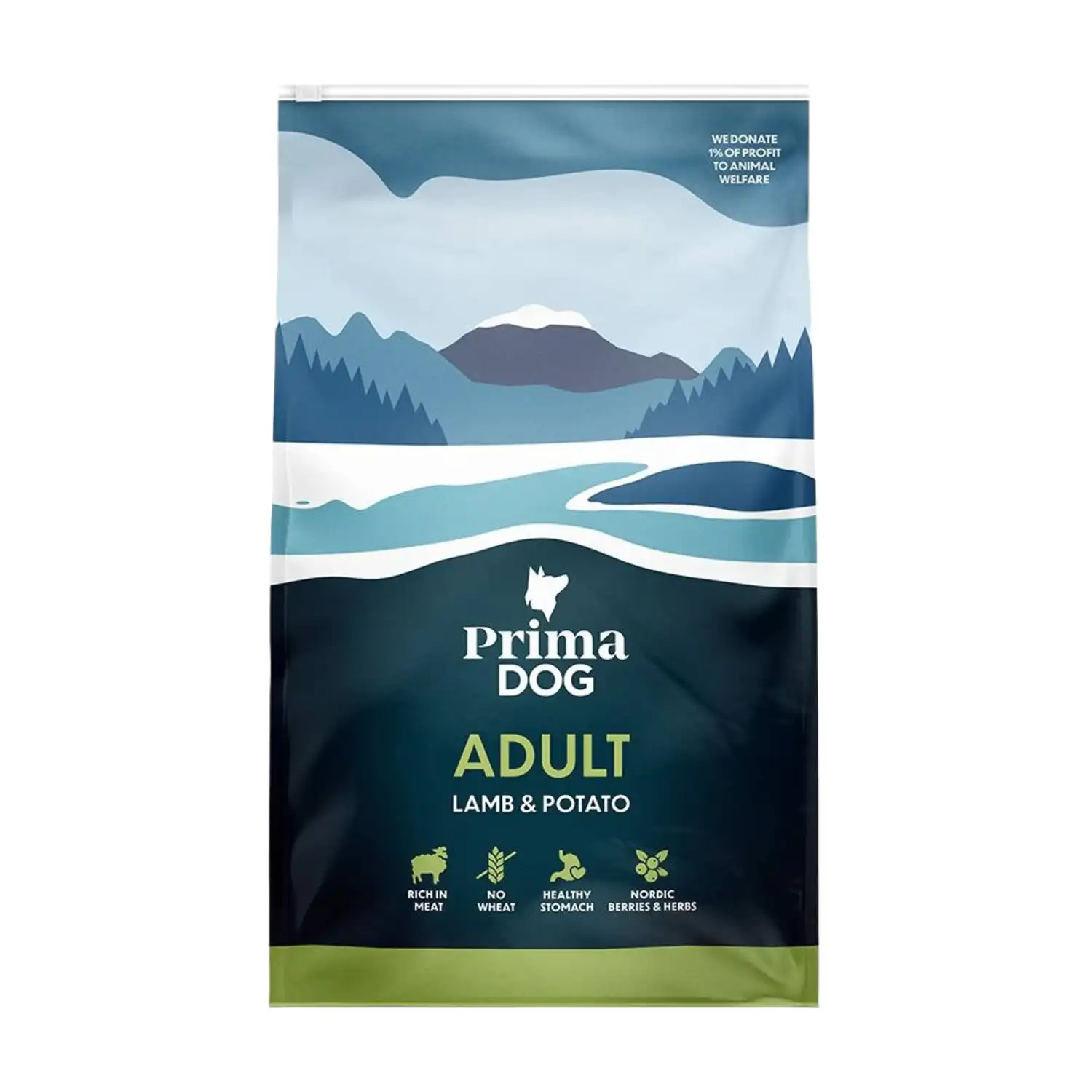 Täistoit koertele PrimaDog lammas-kartul 3kg