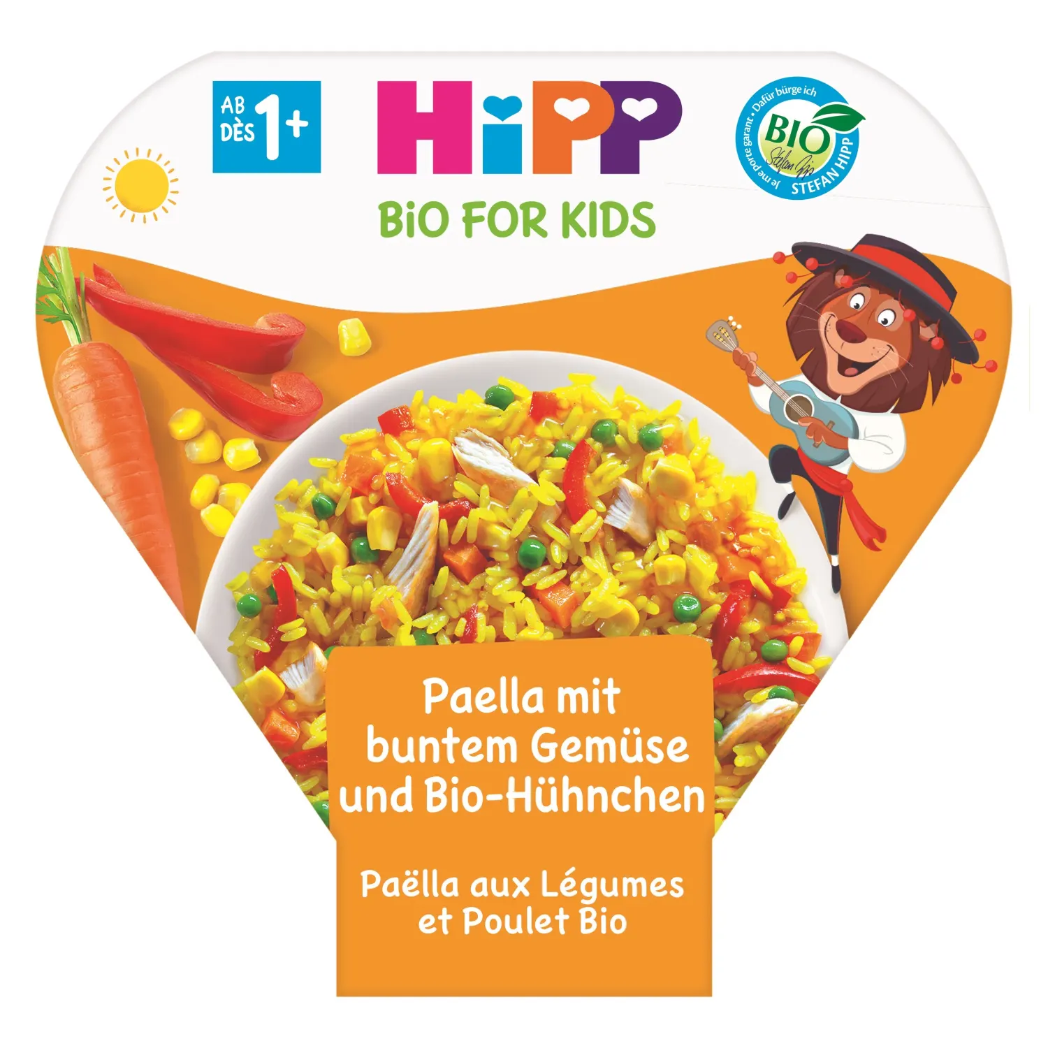Paella Hipp ar jauktiem dārz., vistu BIO 250g