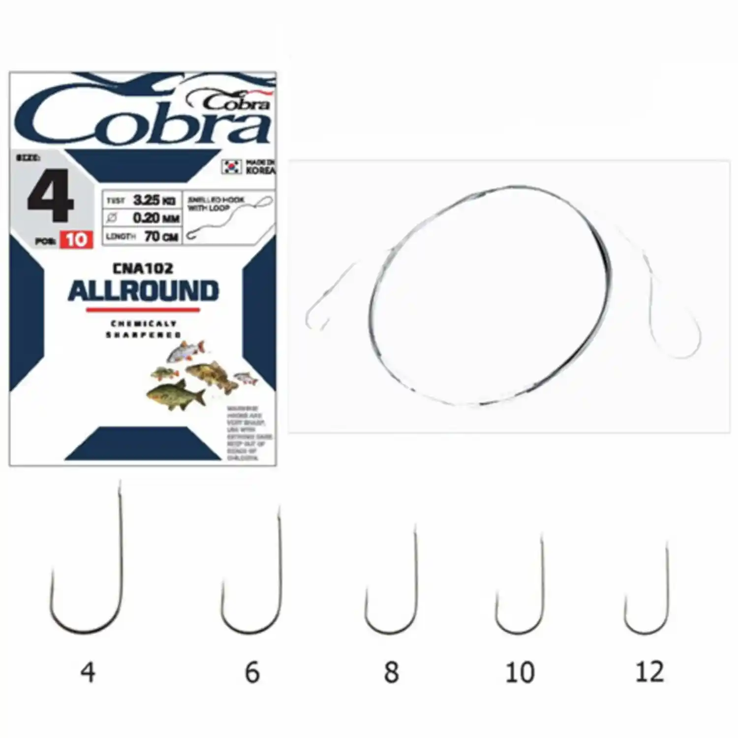 Āķi ar pavadiņu Cobra Allround 6