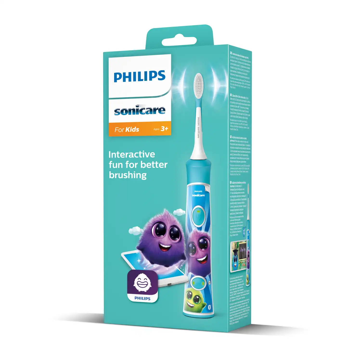 Elektr. dantų šep. PHILIPS SON. KIDS, mėlynas