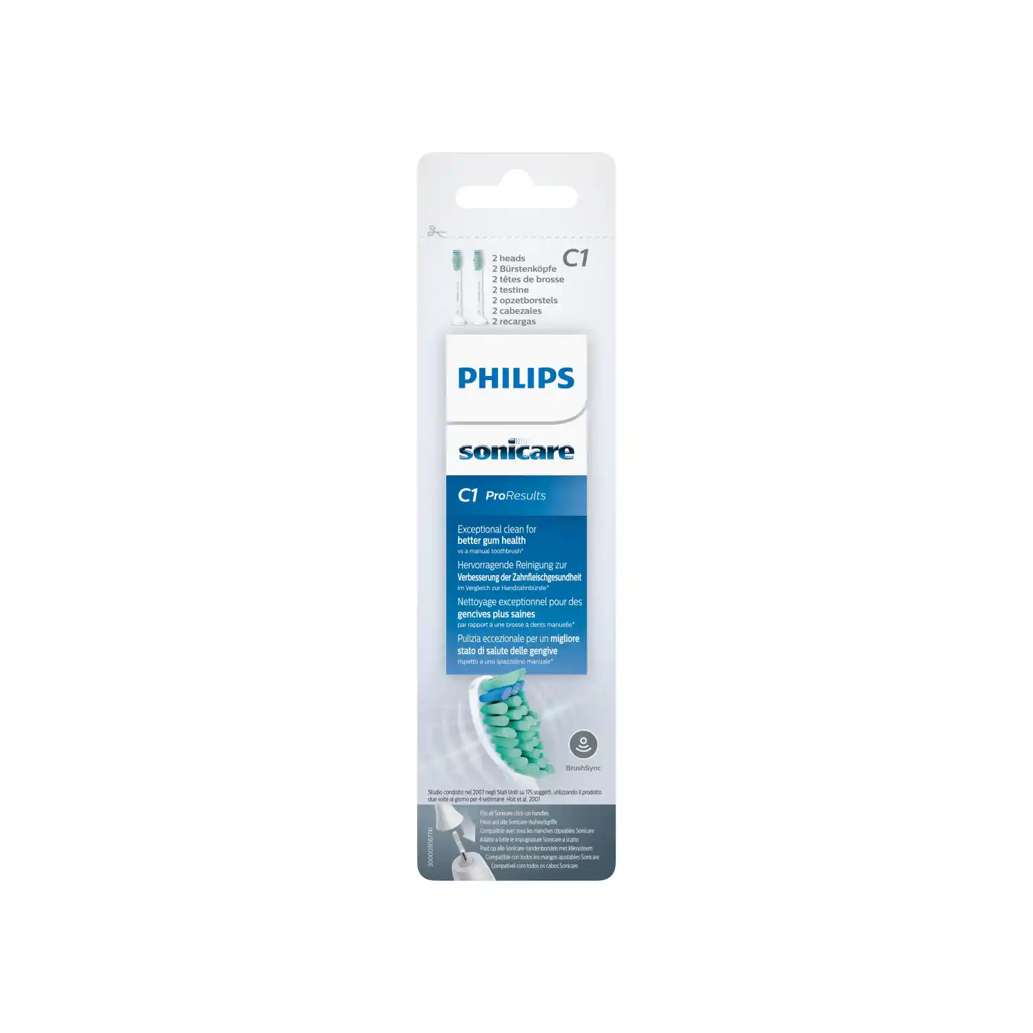 Dantų šep. antgaliai PHILIPS SONICARE, 2 vnt