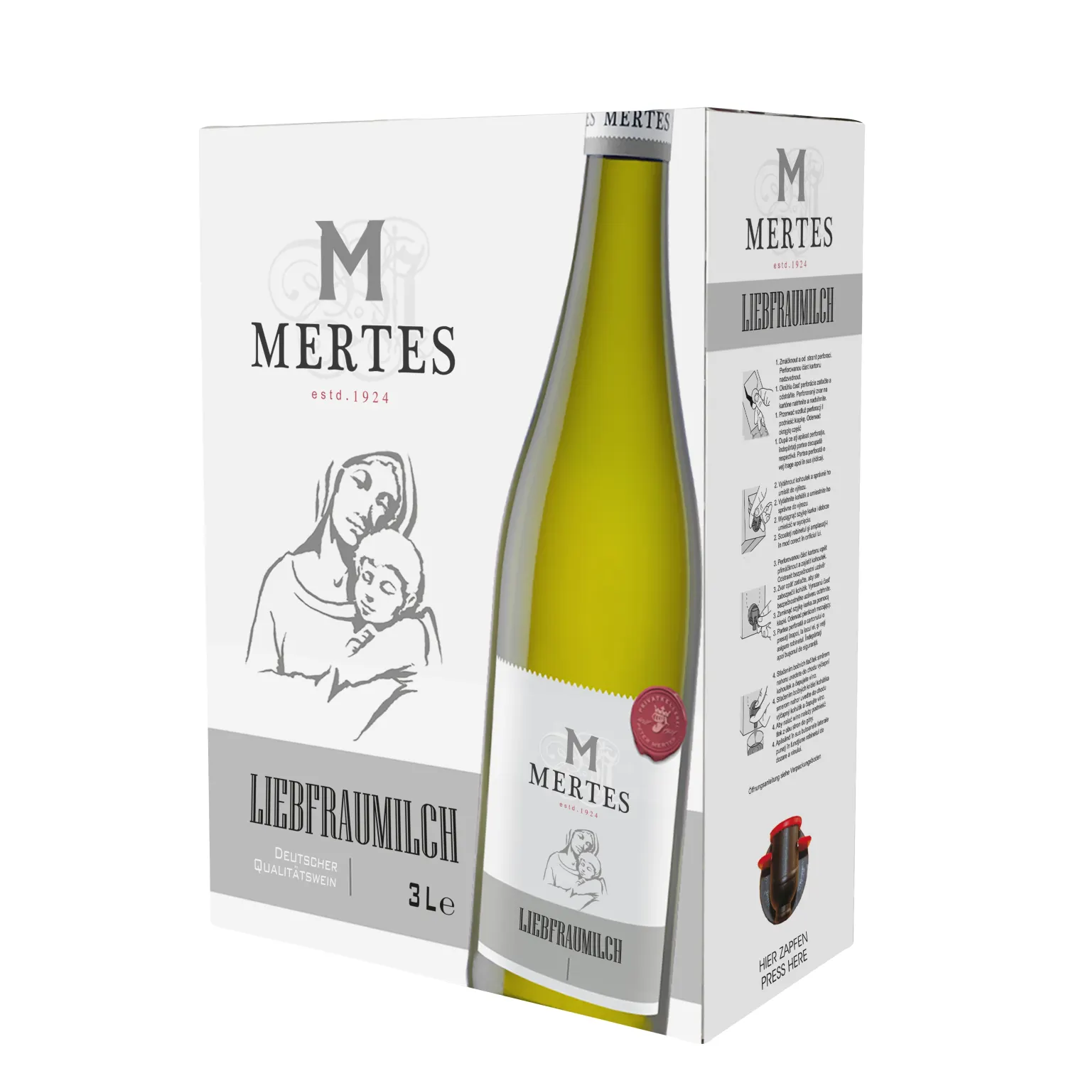B.v. Peter Mertes Liebfraumilch salds 9,5% 3l