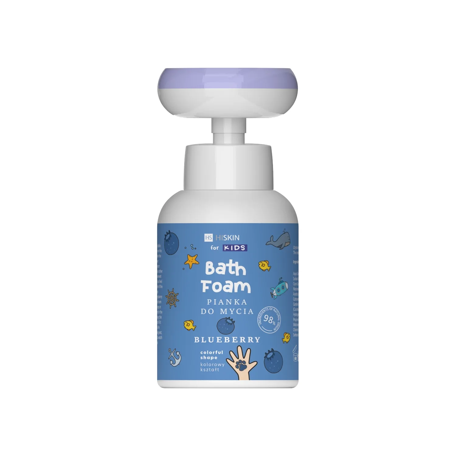 Vannivaht Crazy Hair lastele, mustika 300ml