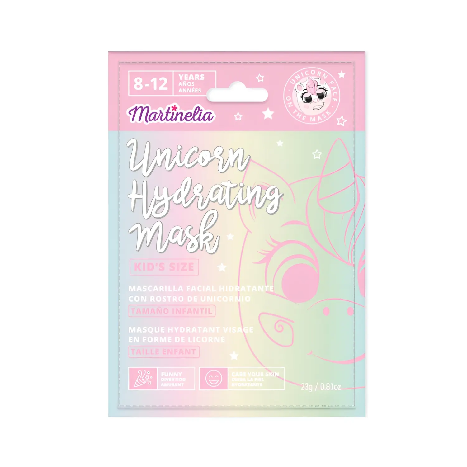 Näomask Martinelia Unicorn niisutav 1tk