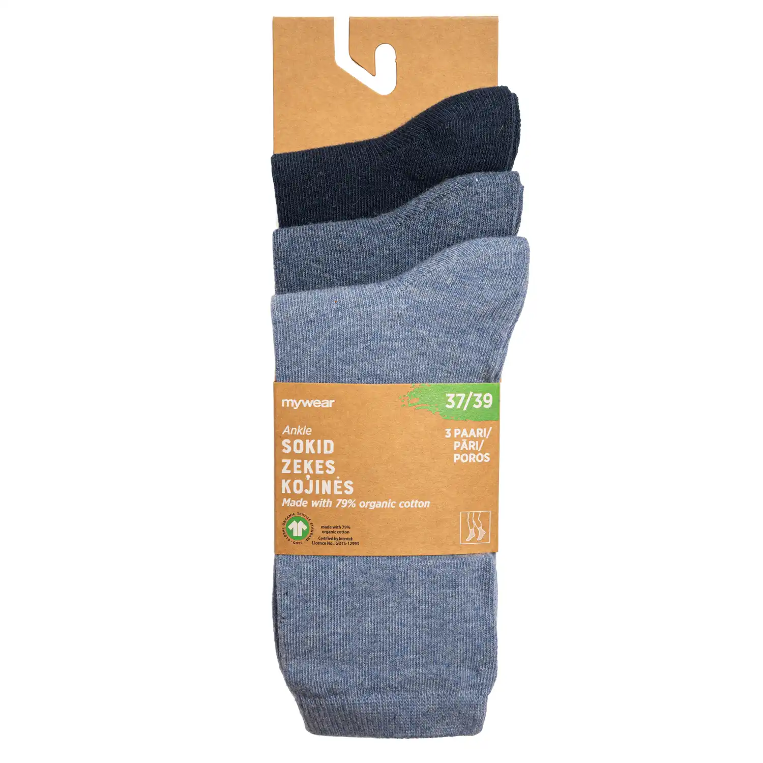 Bērnu zeķītes Mywear garās 3p 37/39