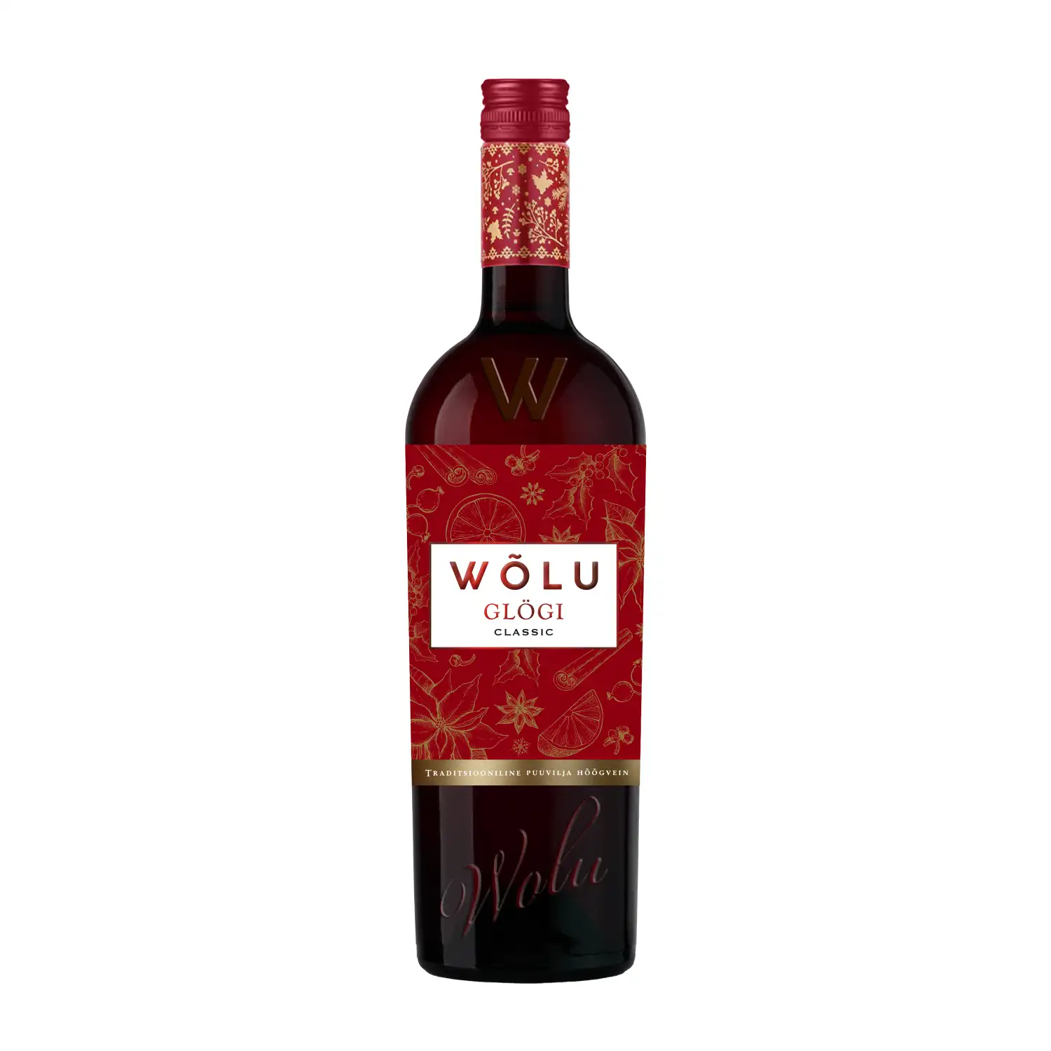 Arom.puuviljavein Wõlu Glögi 14%vol 0,75l