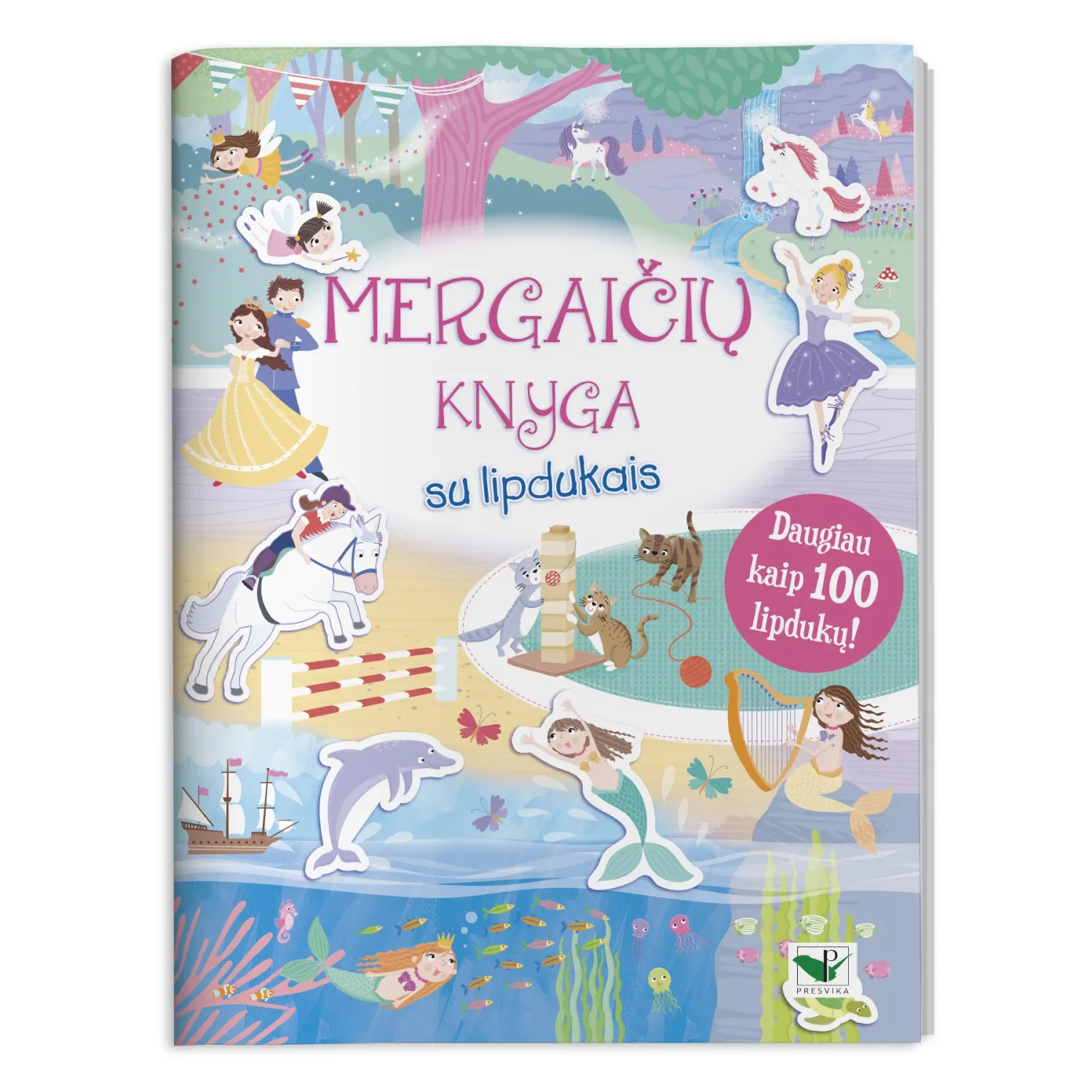 Knyga MERGAIČIŲ KNYGA SU LIPDUKAIS
