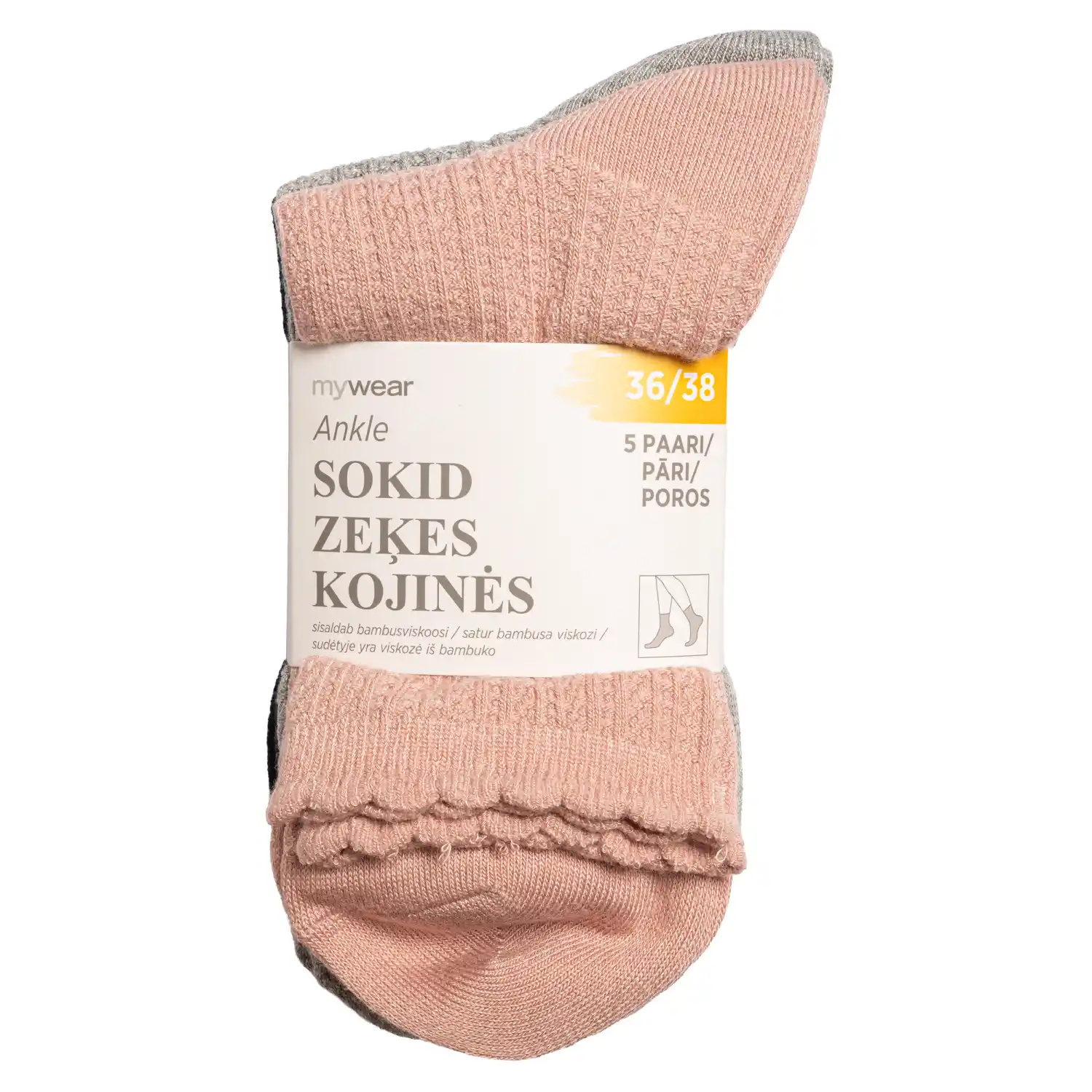 Sieviešu zeķes Mywear 5 pāri 36/38 AW26