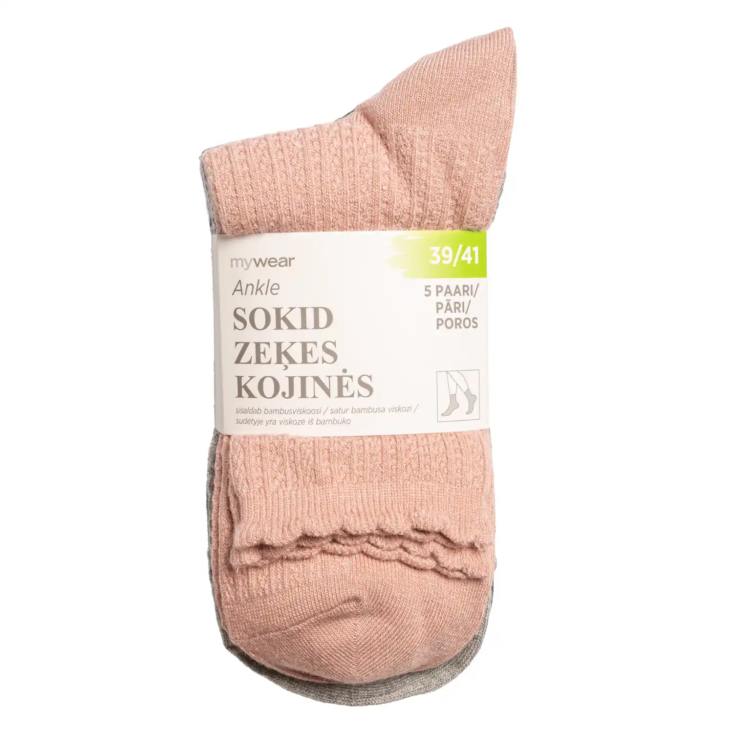 Sieviešu zeķes Mywear 5 pāri 39/41 AW26