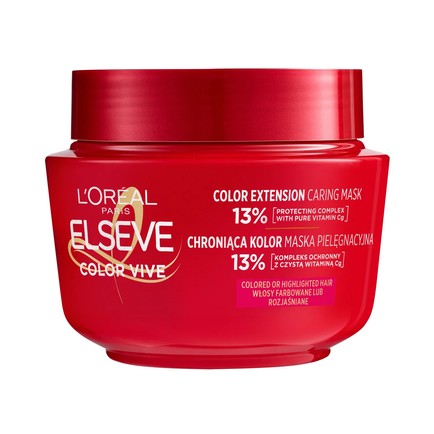 Plaukų kaukė LOREAL ELSEVE COLOR-VIVE, 300 ml