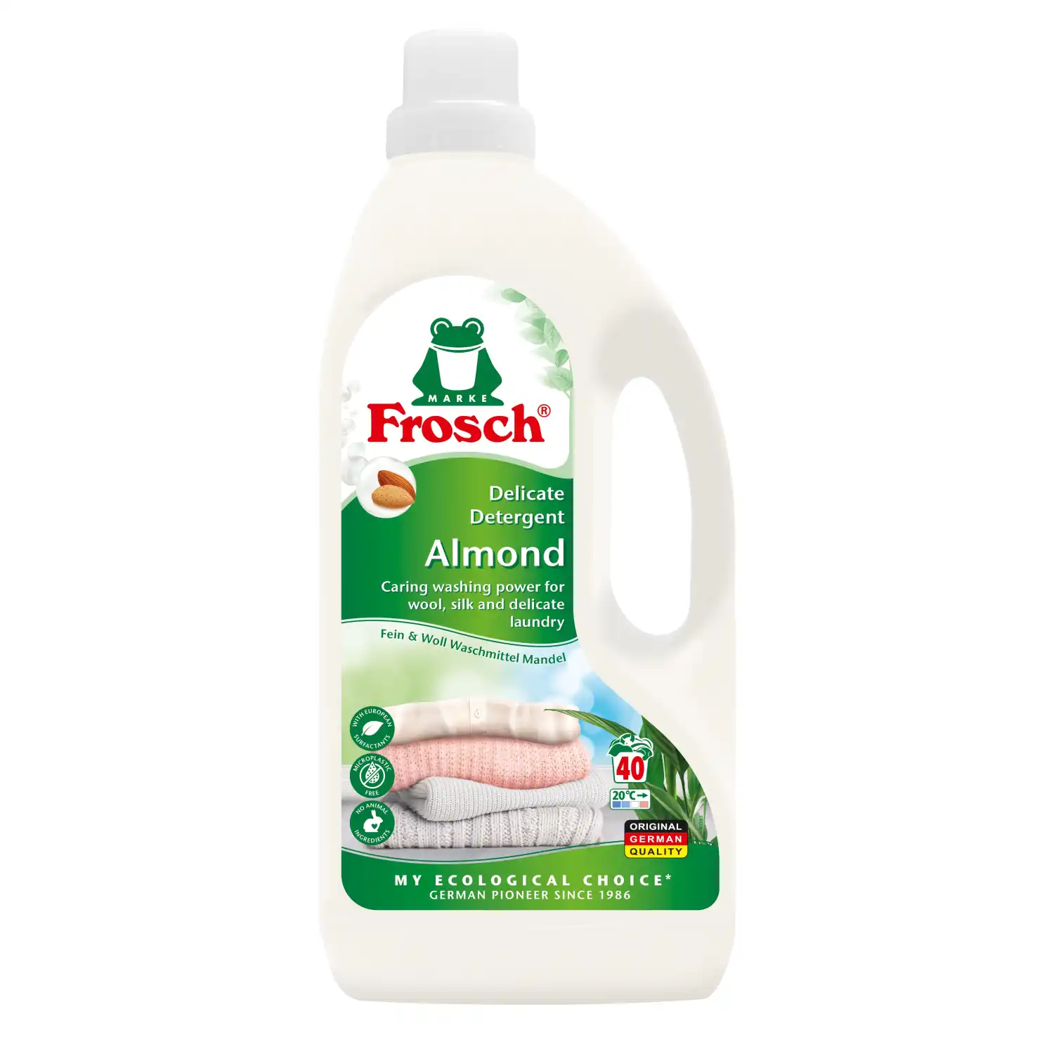 Pesugeel Frosch õrnadele kang., mandli 1,5l