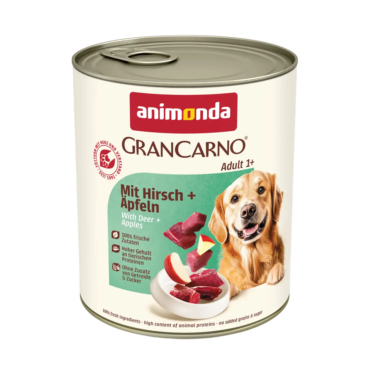 Koerakons. hirve. Animonda GranCarno 800g