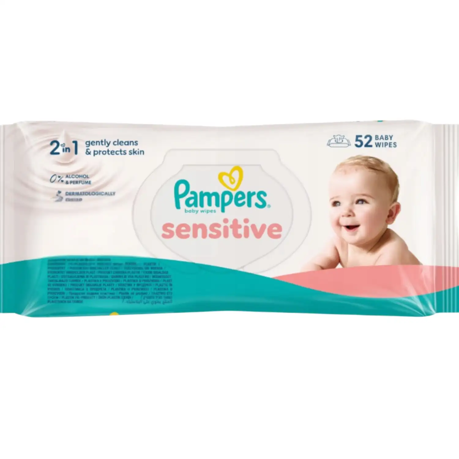 Mit. salv. Pampers Sensit.Plastic Free 52gab.