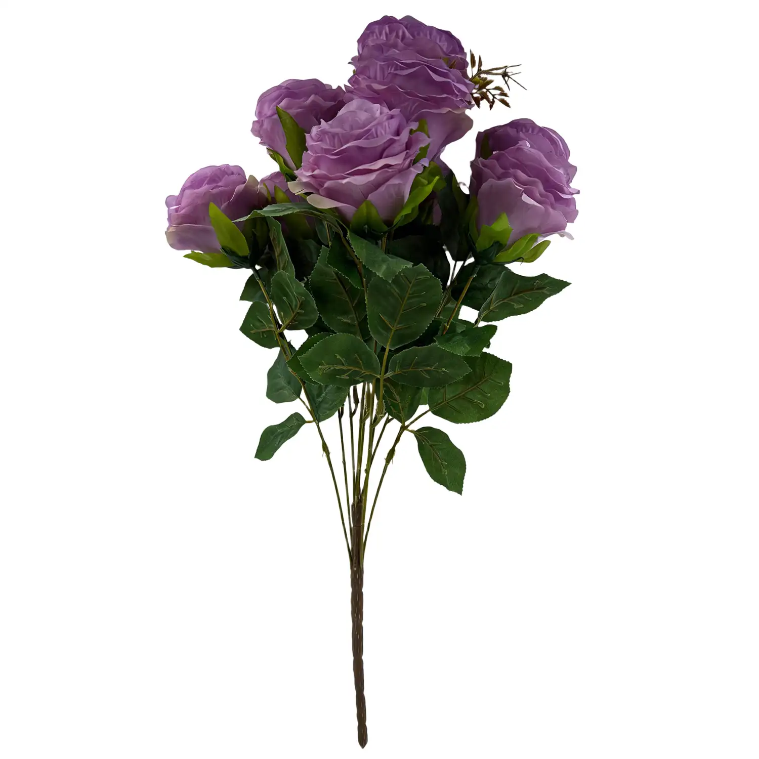 Dirbtinių bijūnų puokštė, balta, 55 cm, AW26