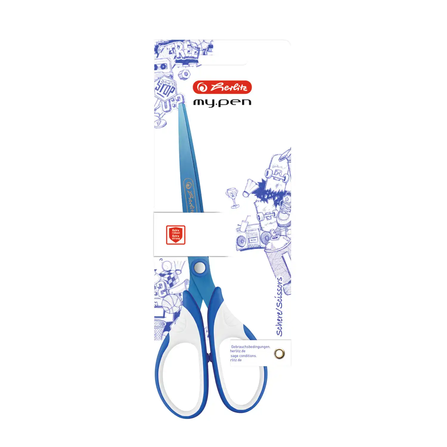 Šķēres Herlitz my.pen 18cm BS26