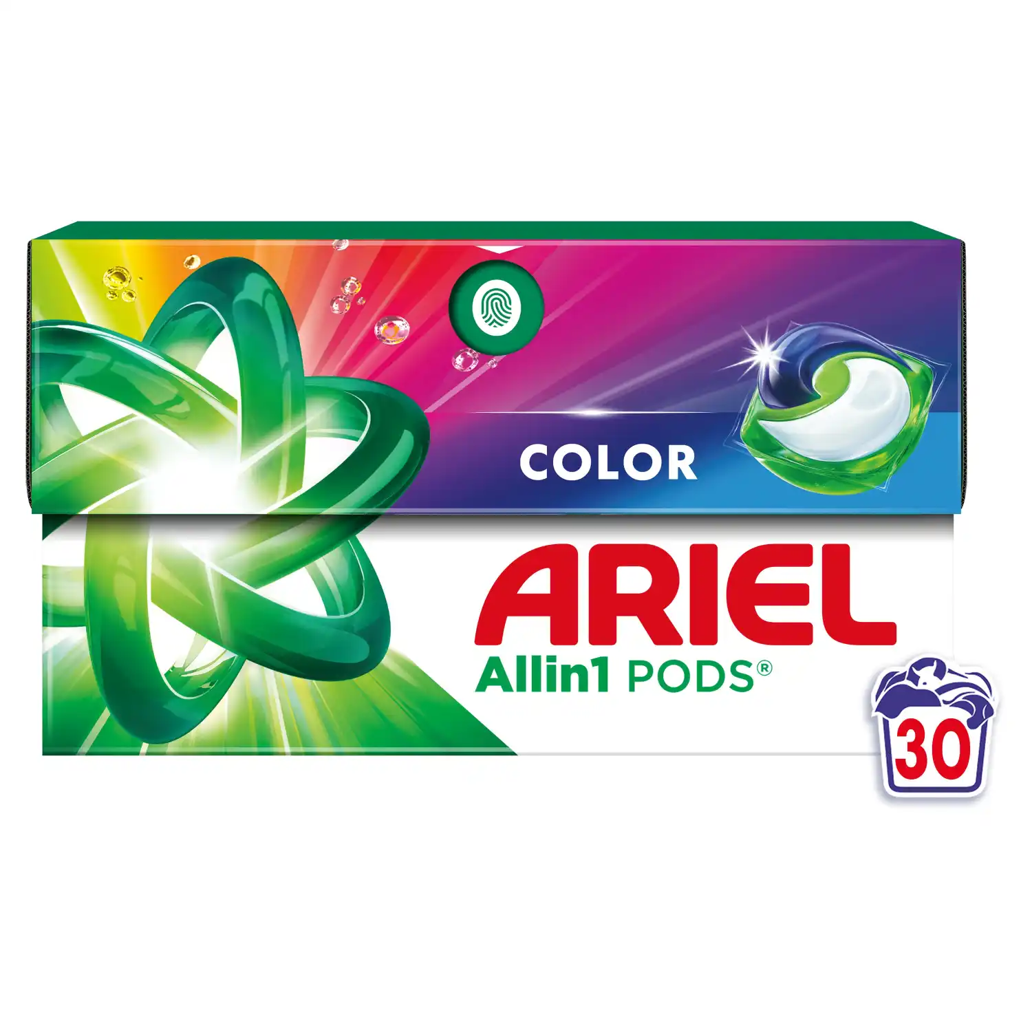 Pesukapslid Ariel Color 30tk