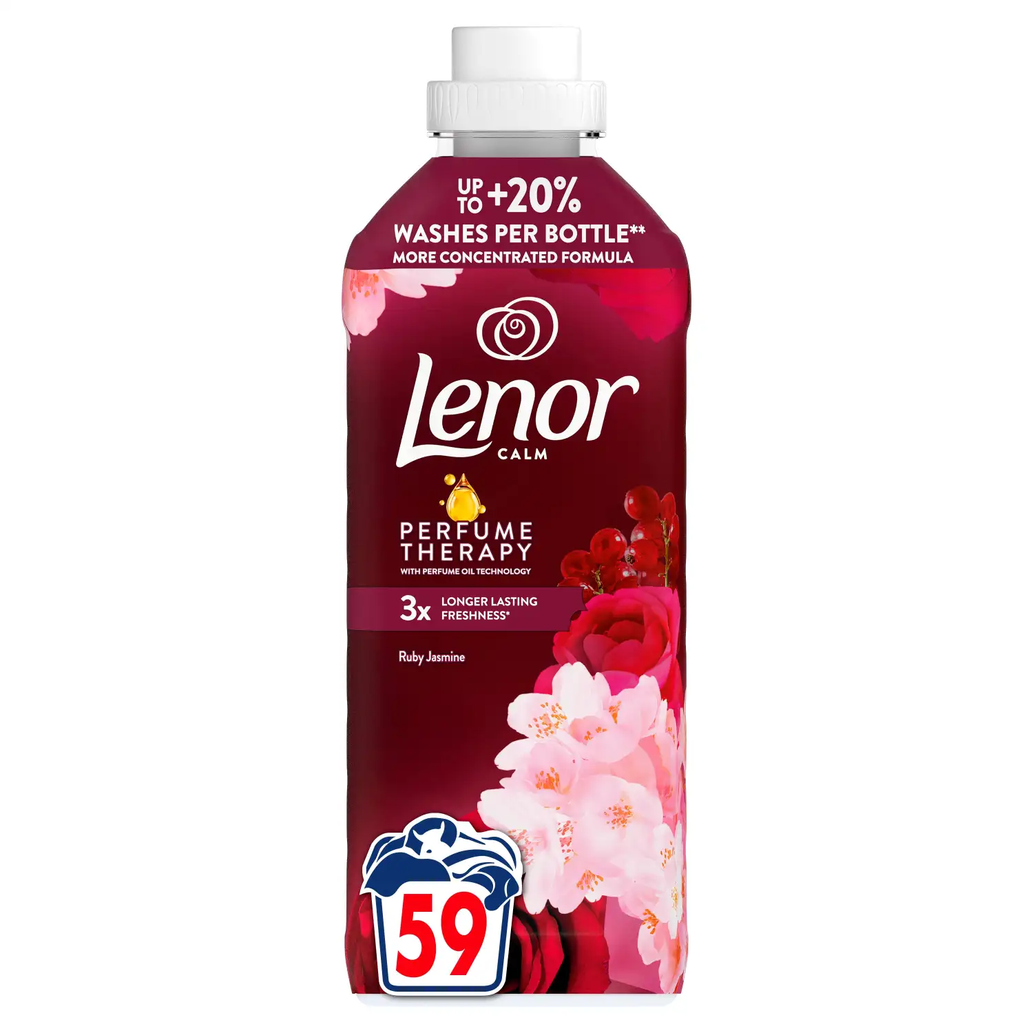 Kangapehmenda. Lenor Ruby Jasmine 59pk 1239ml