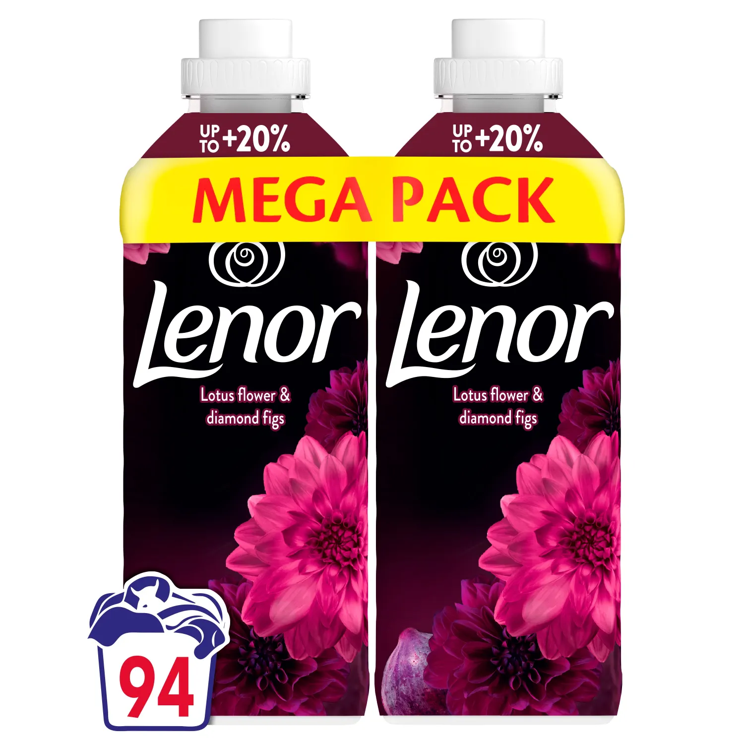 Veļ. mīk. Lenor L.Fl.&Diam. F. 2x47MR 2x987ml
