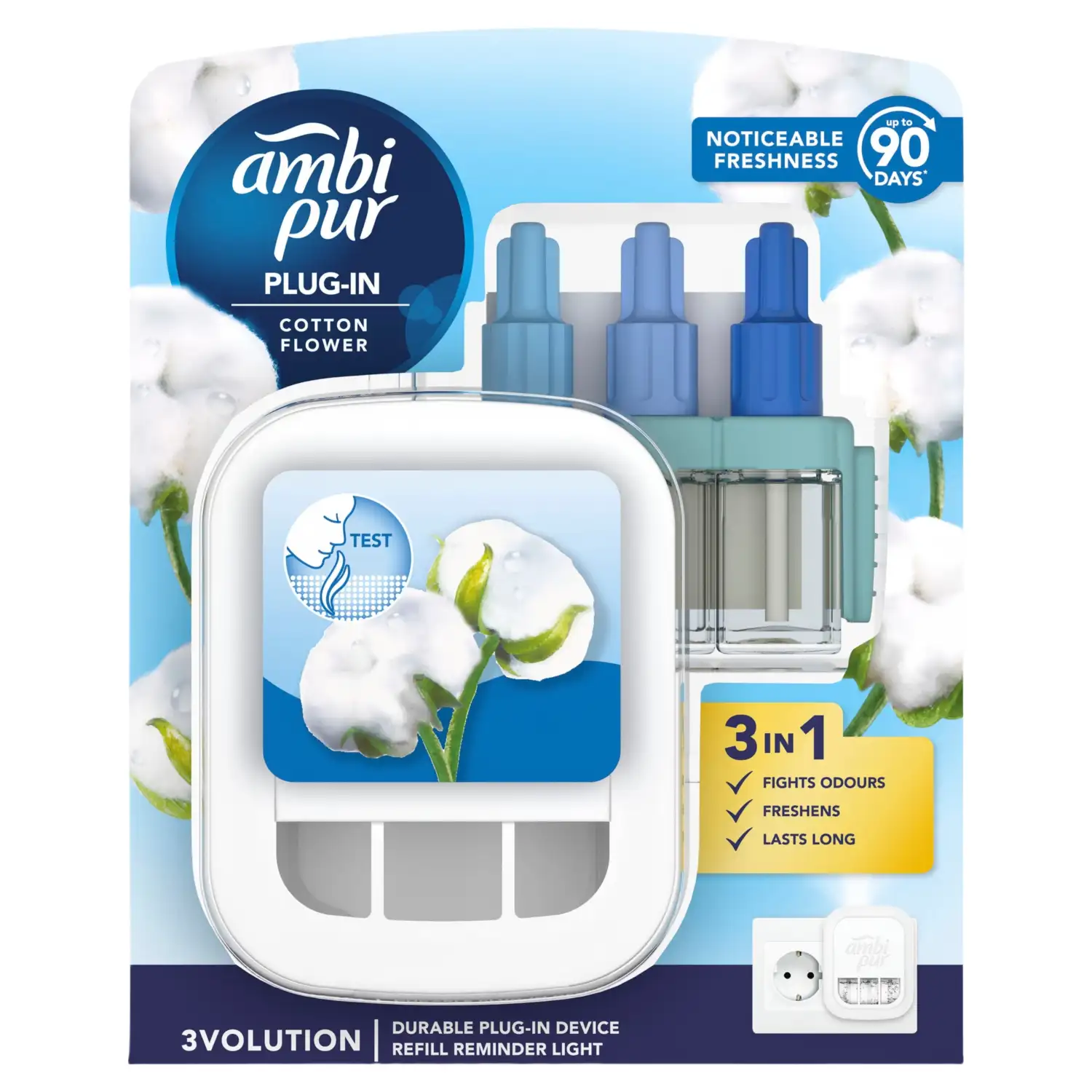 El. oro gaiviklis AMBI PUR COTTON SK, 20 ml