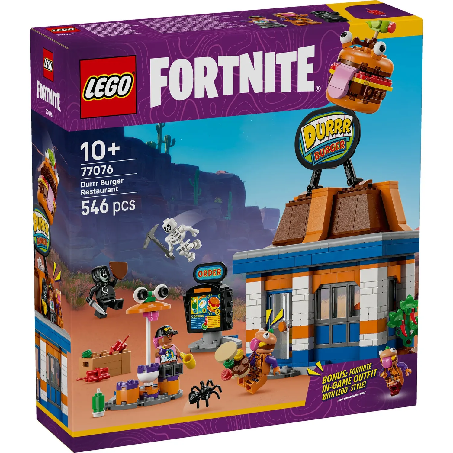 Konstr.lego Durrr Burgeri Restoran 77076