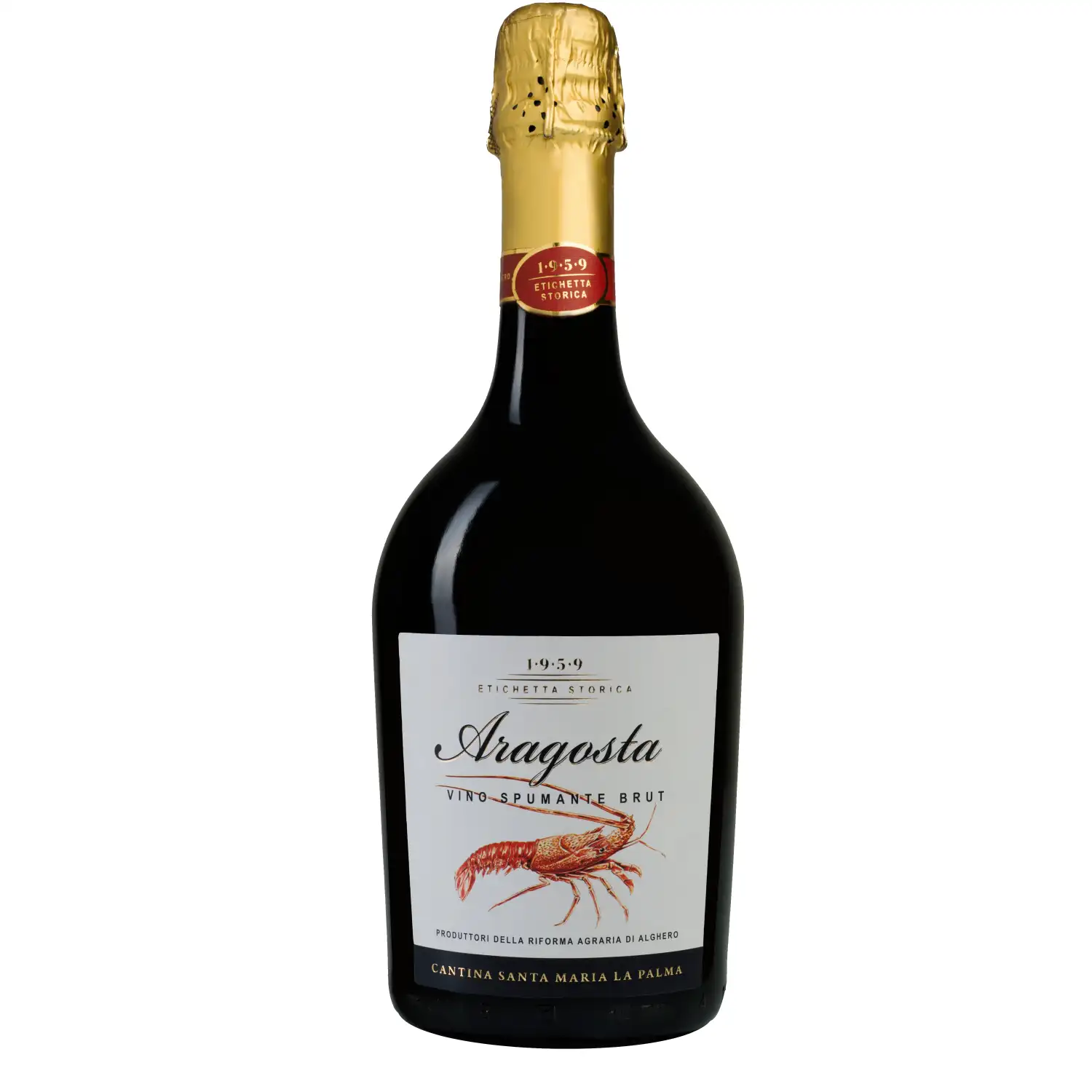 Put. s. vynas ARAGOSTA SPUM. BRUT, 12%, 0,75l