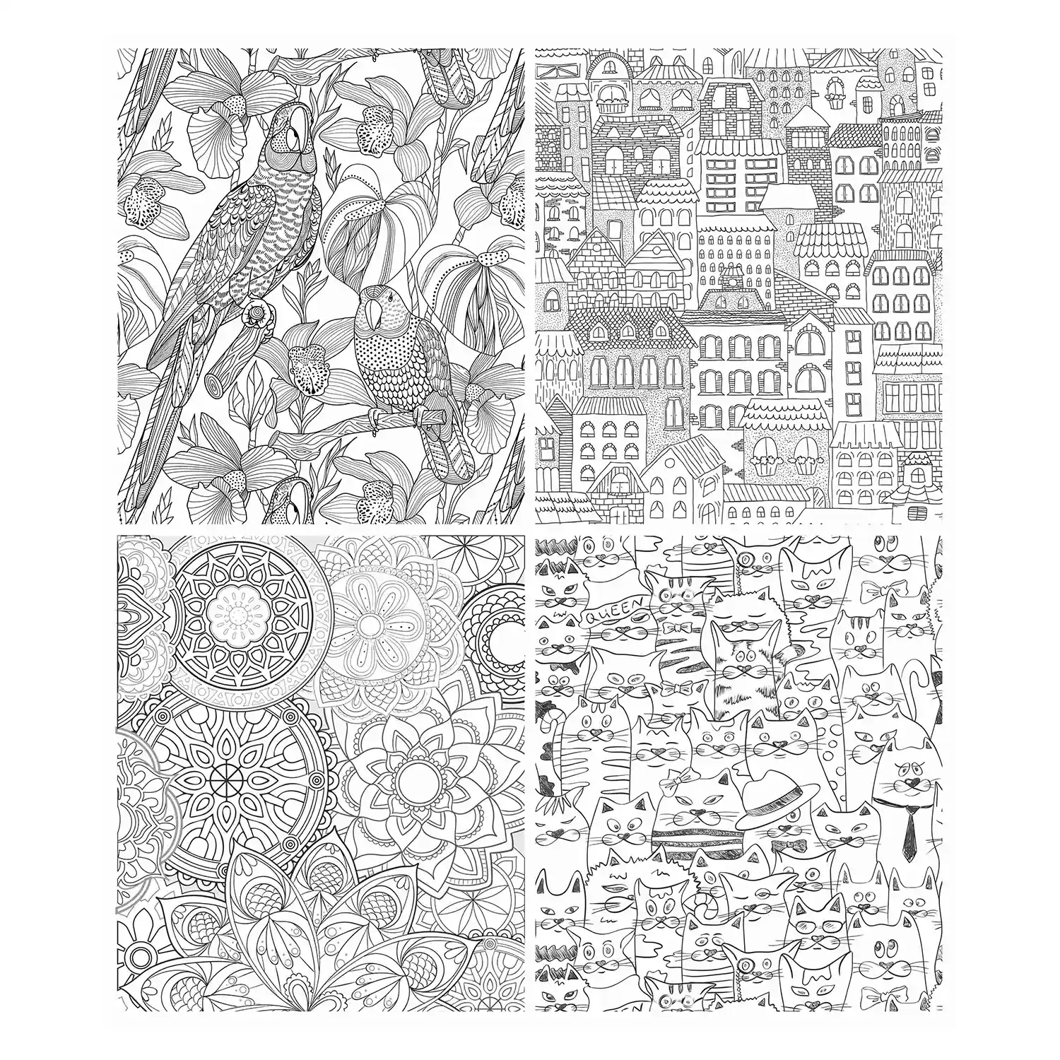 Vihik Abc Jums Mandala, ruuduline, 48 lehte