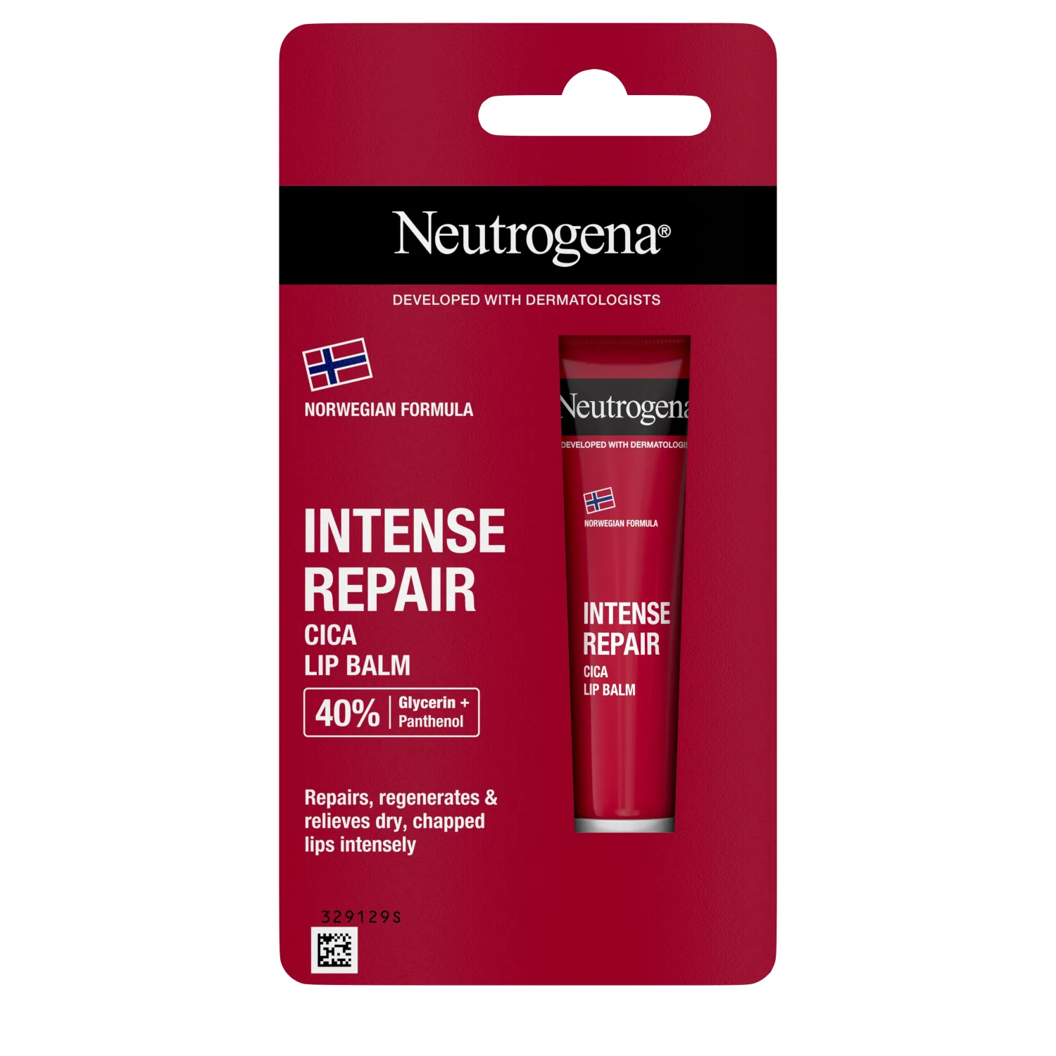 Lūpų balz. NEUTROGENA INTENSIVE REPAIR, 15 ml