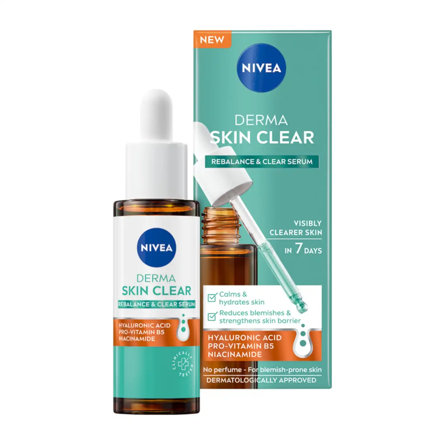 Serumas NIVEA DERMA SKIN CLEAR REBAL., 30 ml