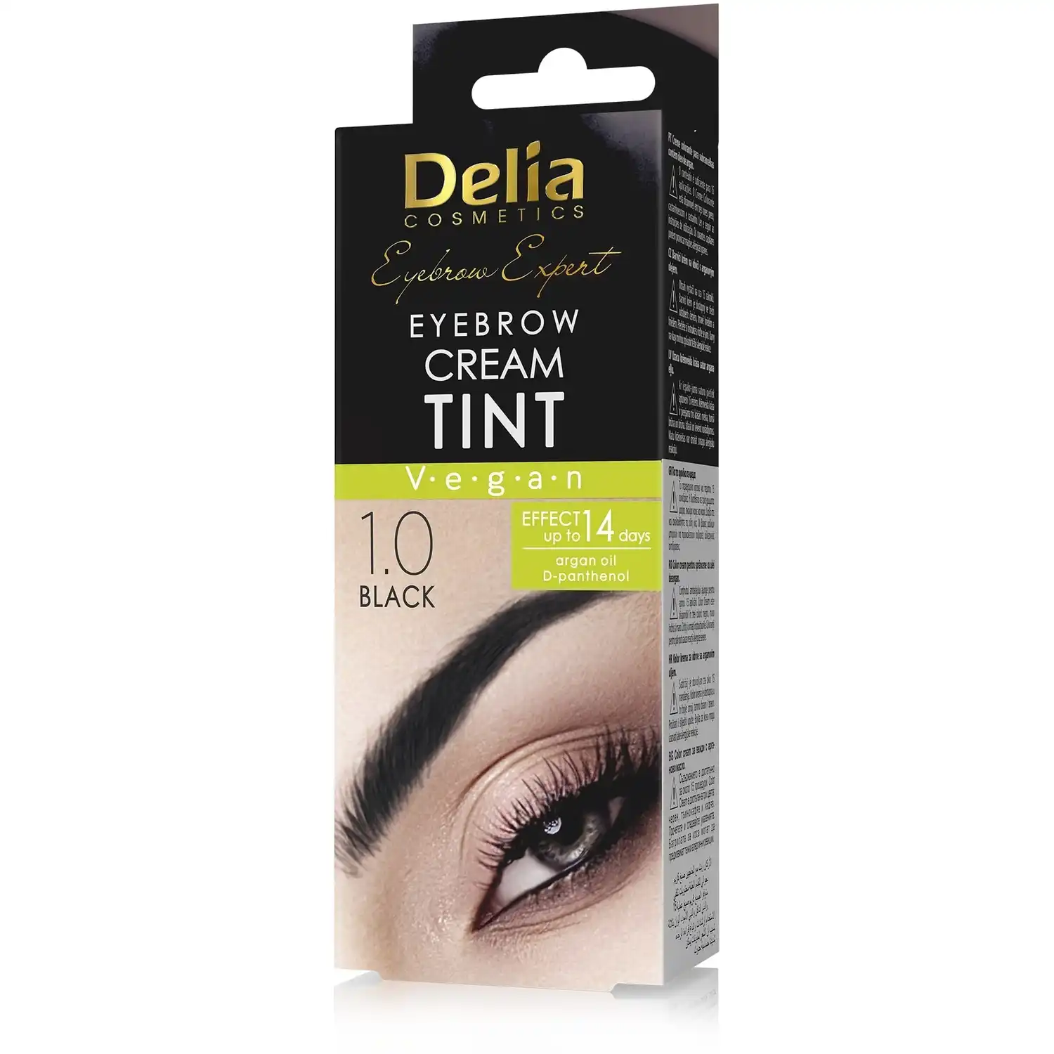 Antakių dažai DELIA 1.0, juodi, 15 ml