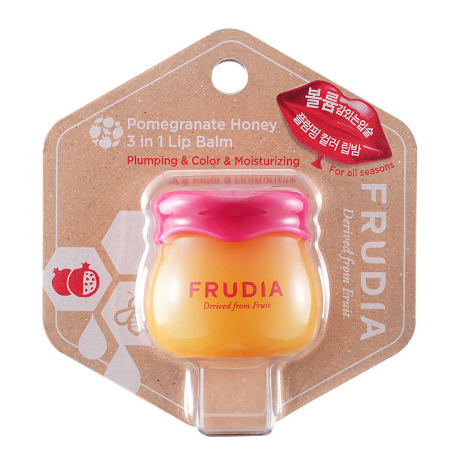 Lūpų balzamas FRUDIA POMEGRANATE HONEY, 10 ml