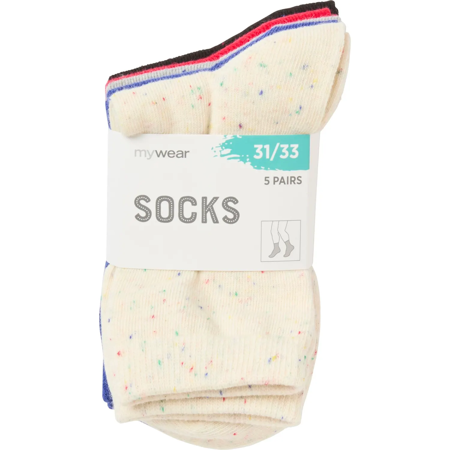 Vaik. kojinės MYWEAR BORRBY 5 p., 31/33, SS26