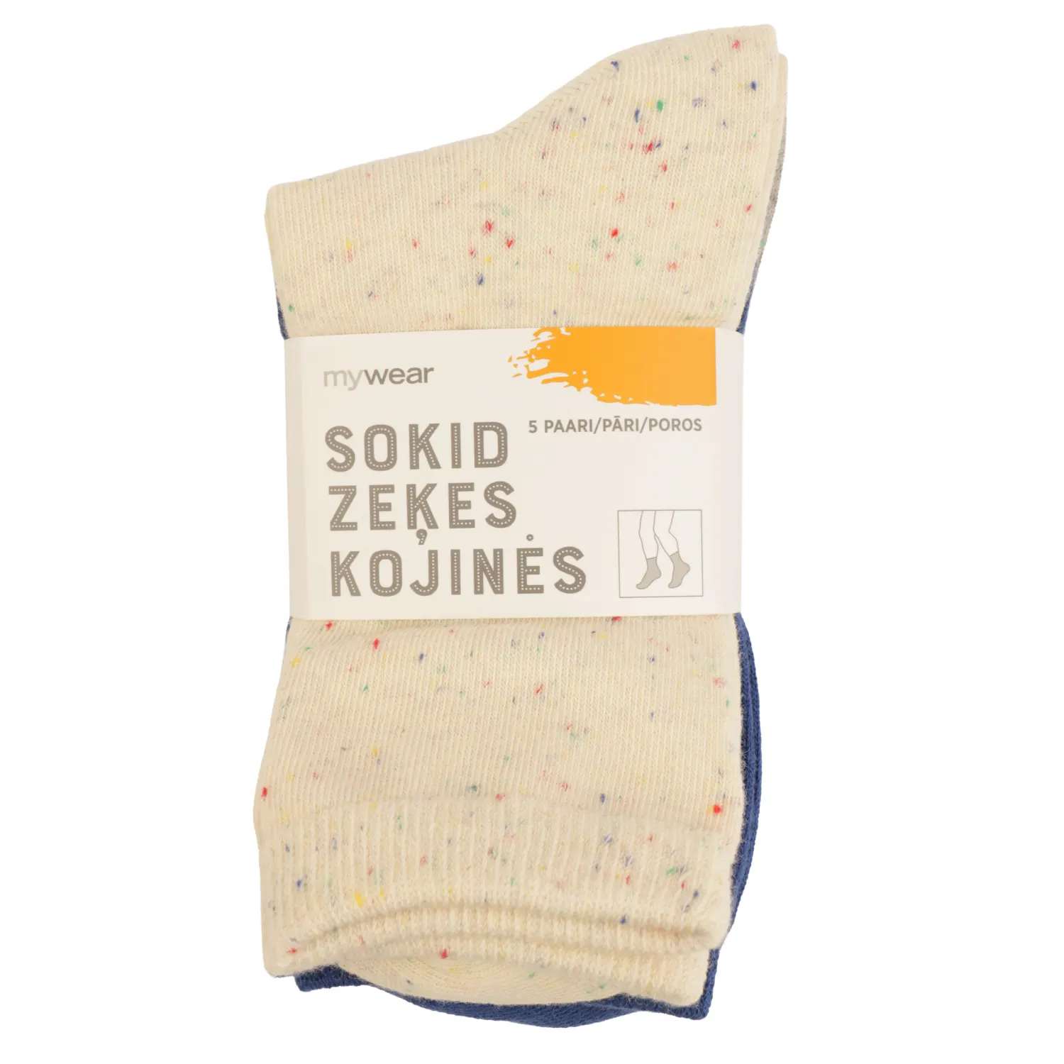 Vaik. kojinės MYWEAR BORRBY 5 p., 34/36, SS26