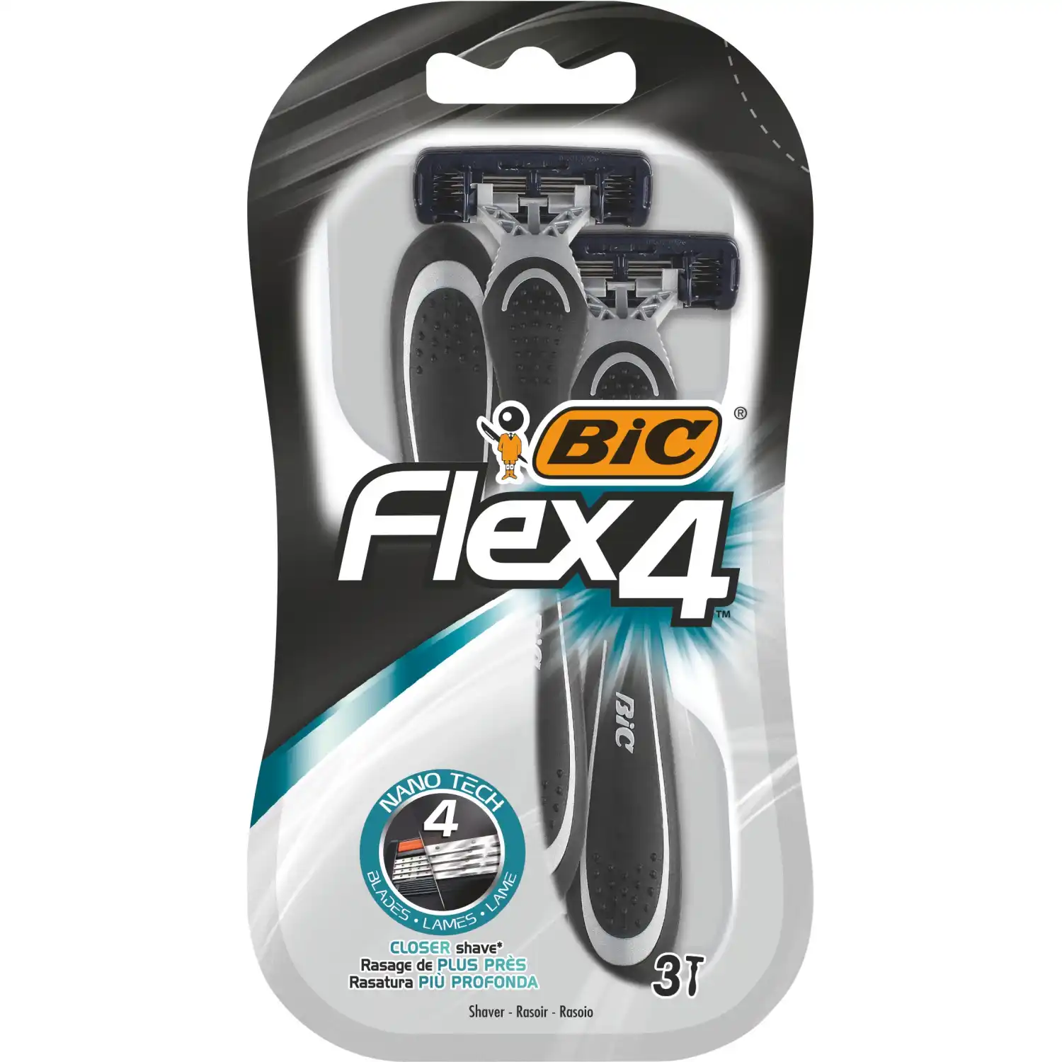 Ühekordsed raseerijad Bic Comfort Flex 4 3tk