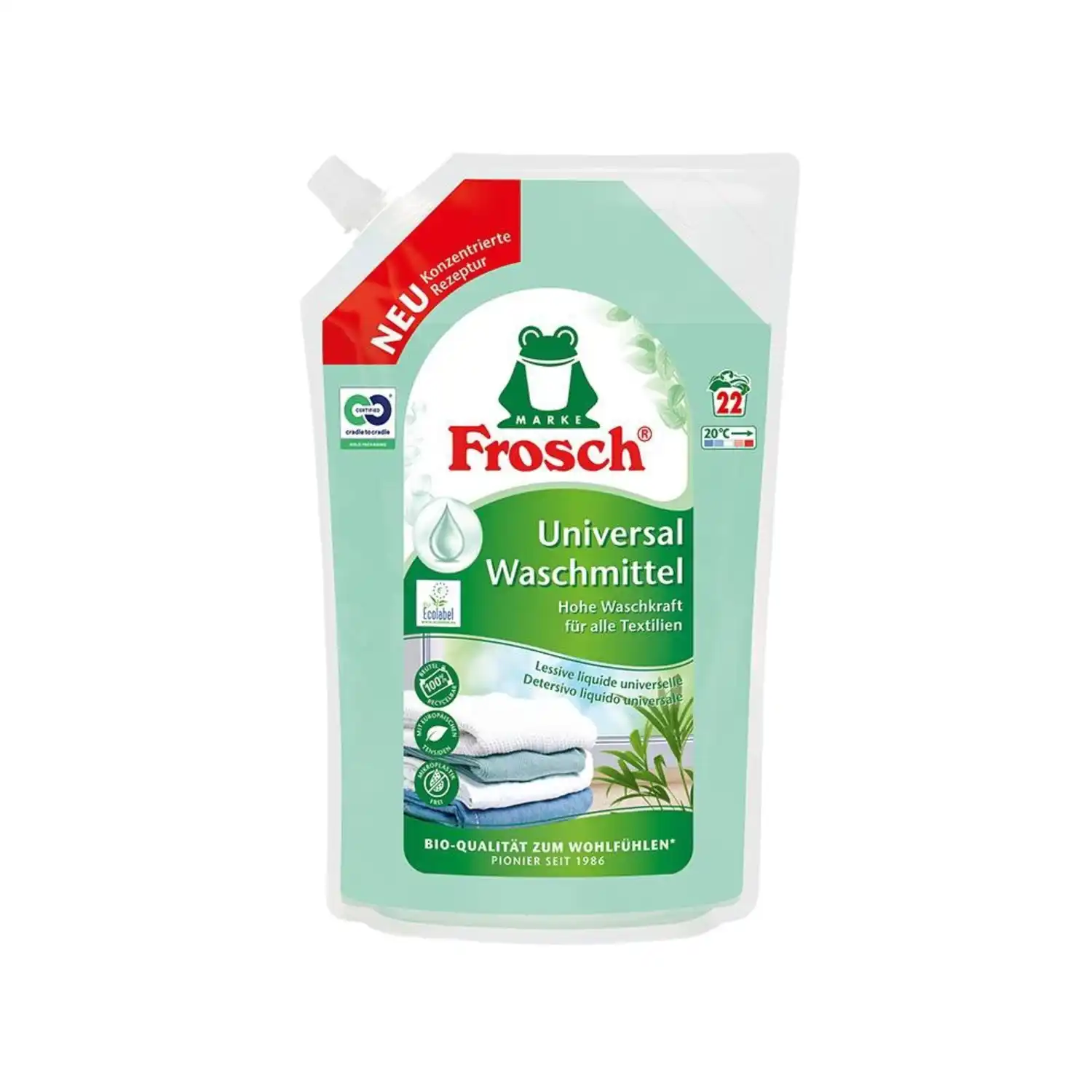 Skalbiklis universalus FROSCH, 1,5 l