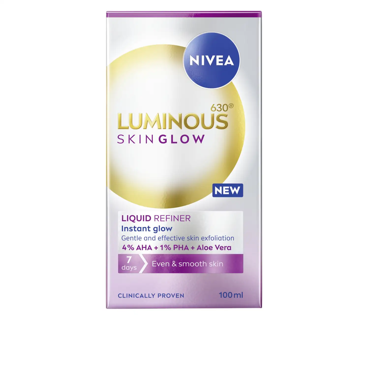 Skystas odos šveit. NIVEA LUMINOUS630, 100 ml