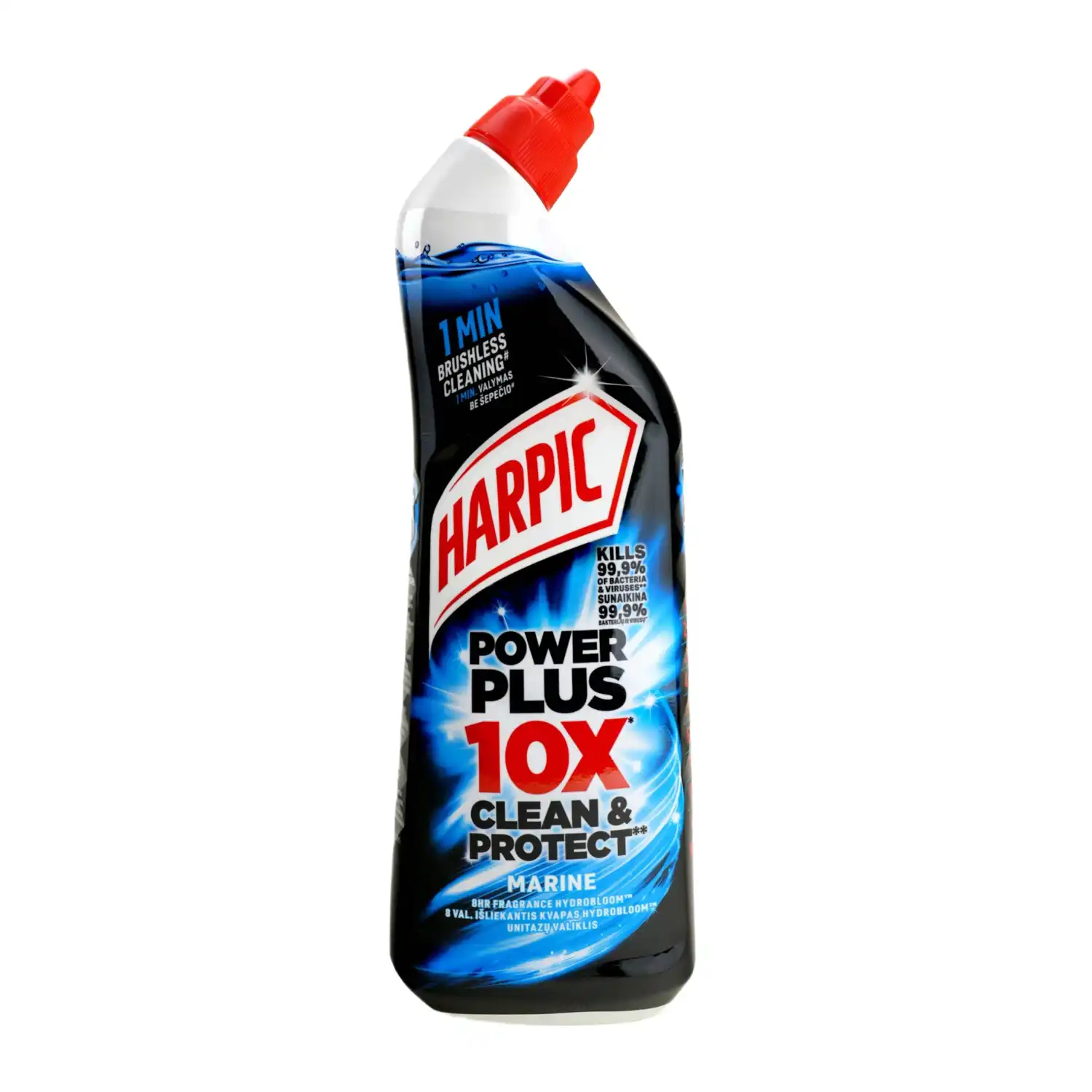 Dezinf. unitazų val. HARPIC POW. PLUS, 750 ml