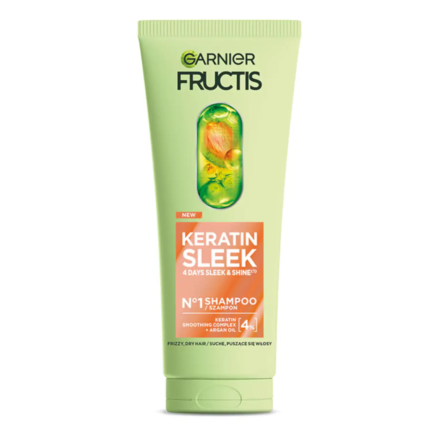 Šampūns Fructis Keratin Sleek 200ml